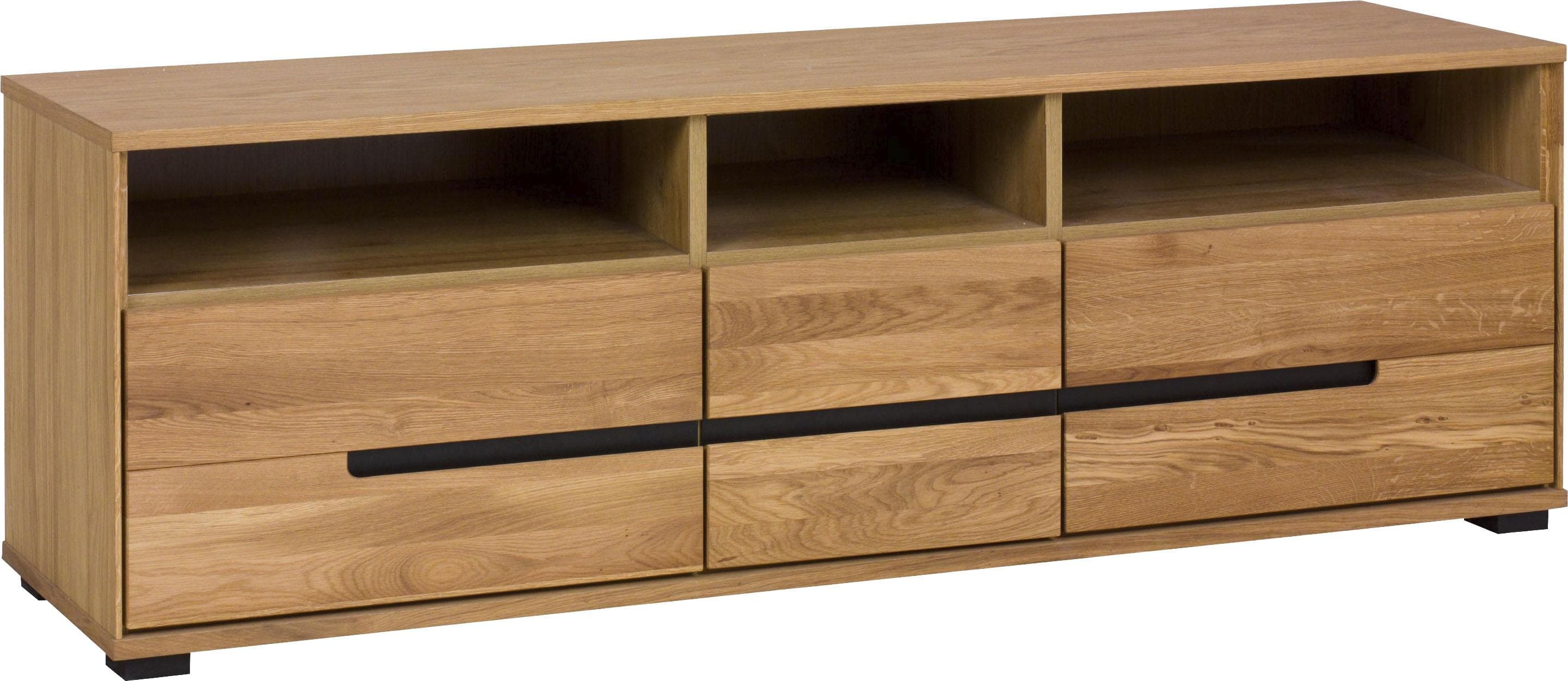 Home Affaire Sideboard Braun Eiche Massivholz