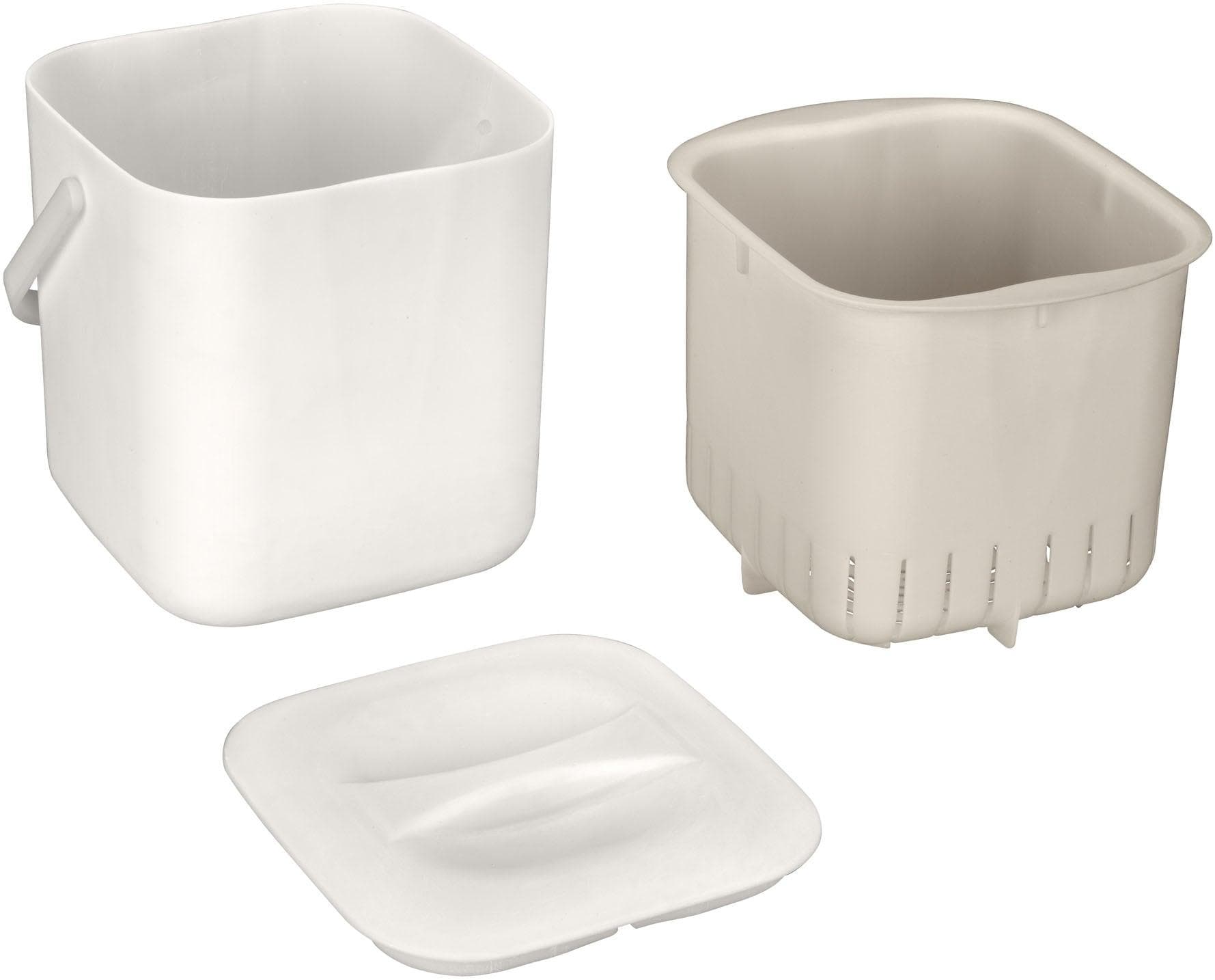 Biomülleimer CINDY Beige Polypropylen SCHÖNER WOHNEN-KOLLEKTION
