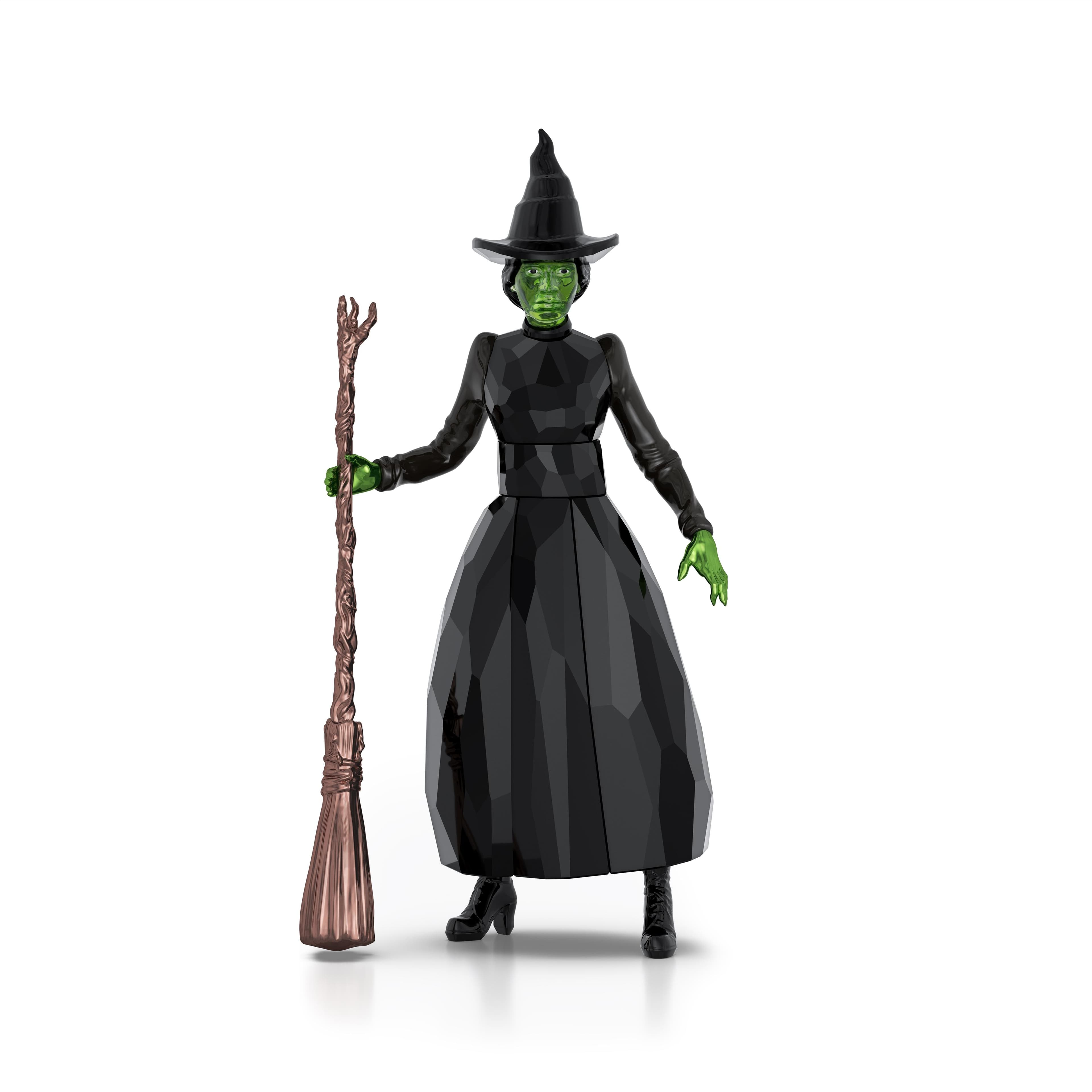 Swarovski Kristallfigur Wicked Elphaba Thropp Sammelfigur Schwarz Grün Bronzefarben Weiß