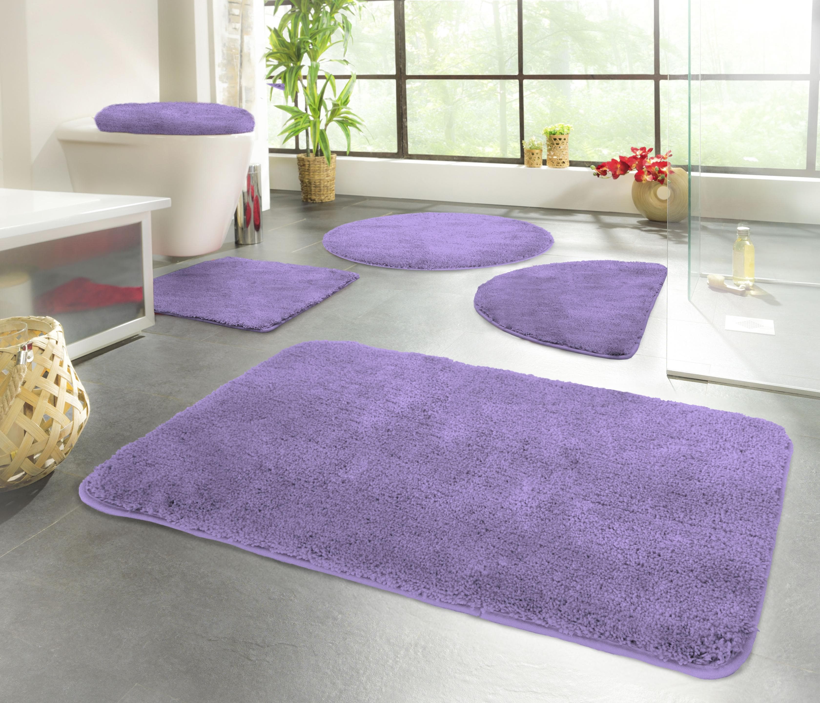 Badematte KINZLER "Chaozhou" Lila Polyester