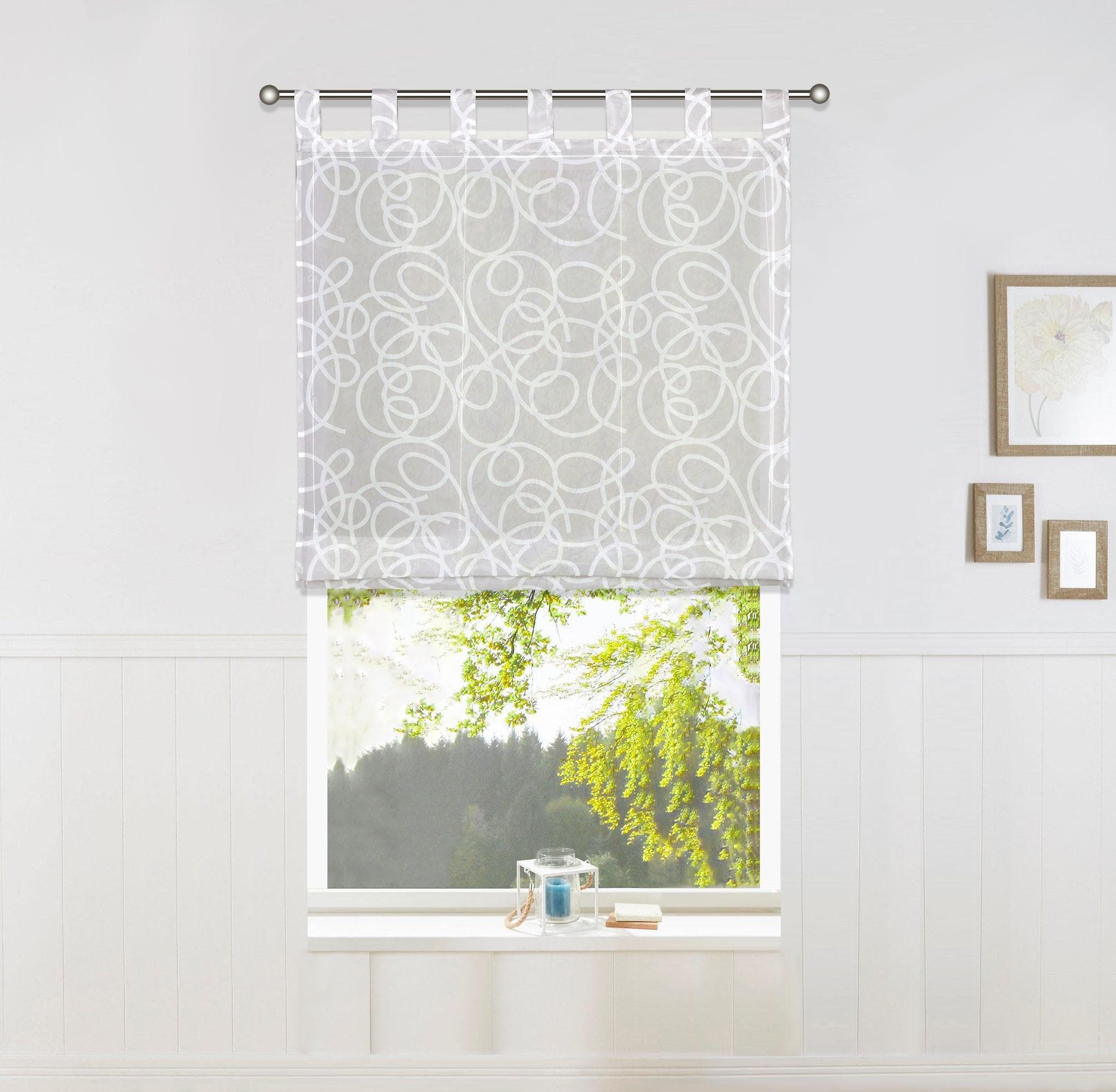 My Home Raffrollo Tanaro mit Schlaufen Polyester