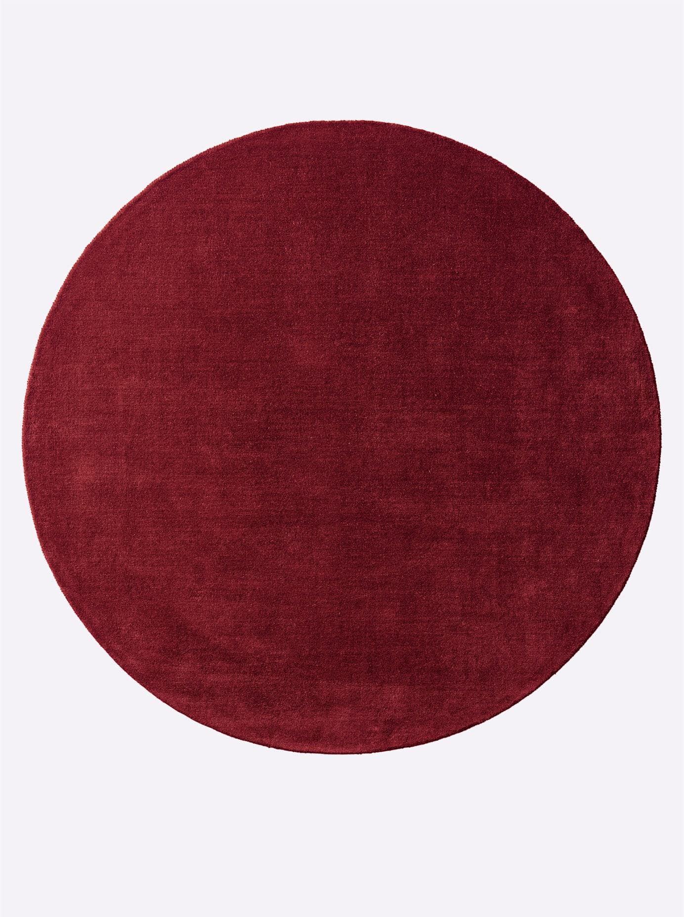 HEINE HOME Hochflorteppich Gr. 3 Bordeaux Wolle