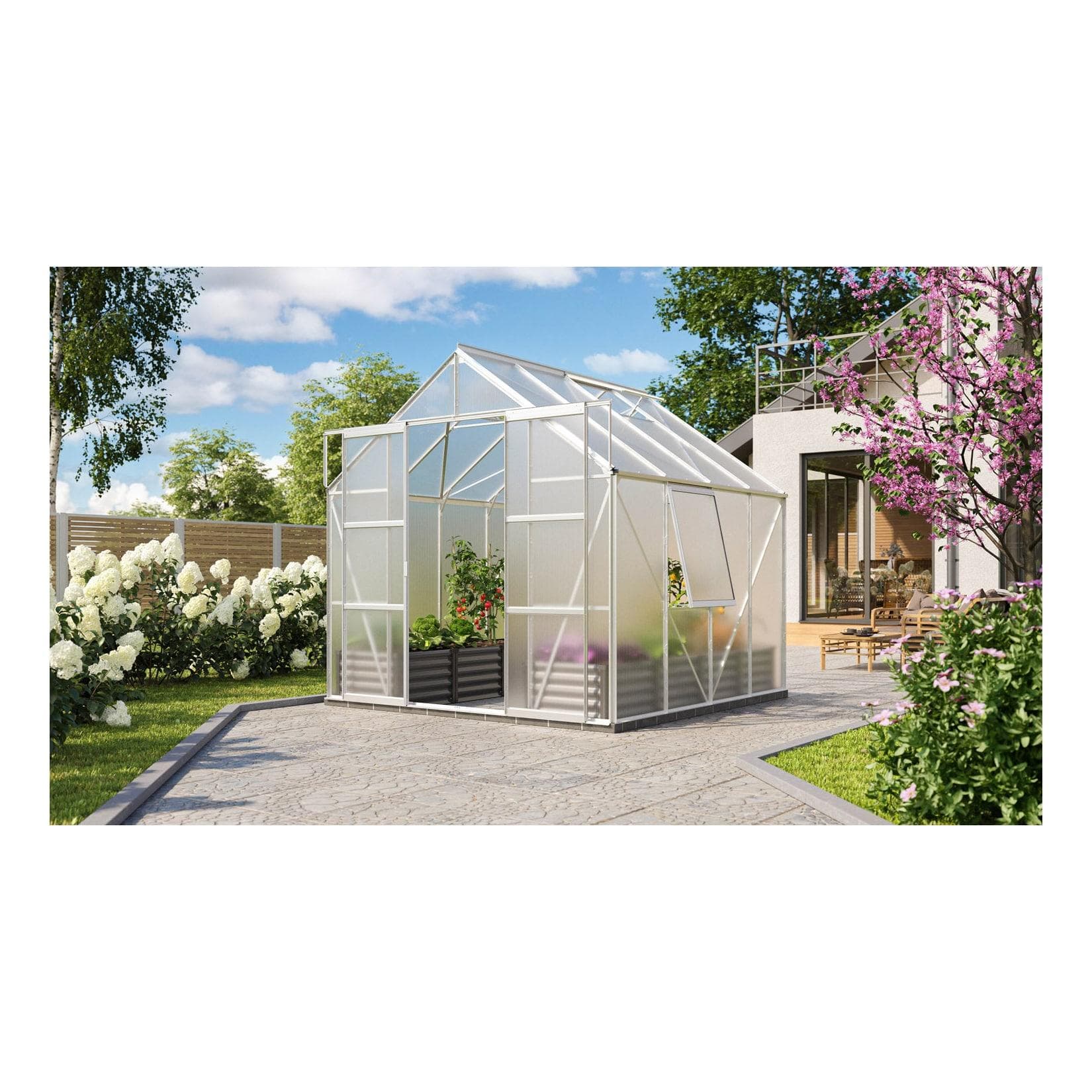 Vitavia Comfort Edition Jupiter 6700 HKP 6mm Aluminium Gewächshaus