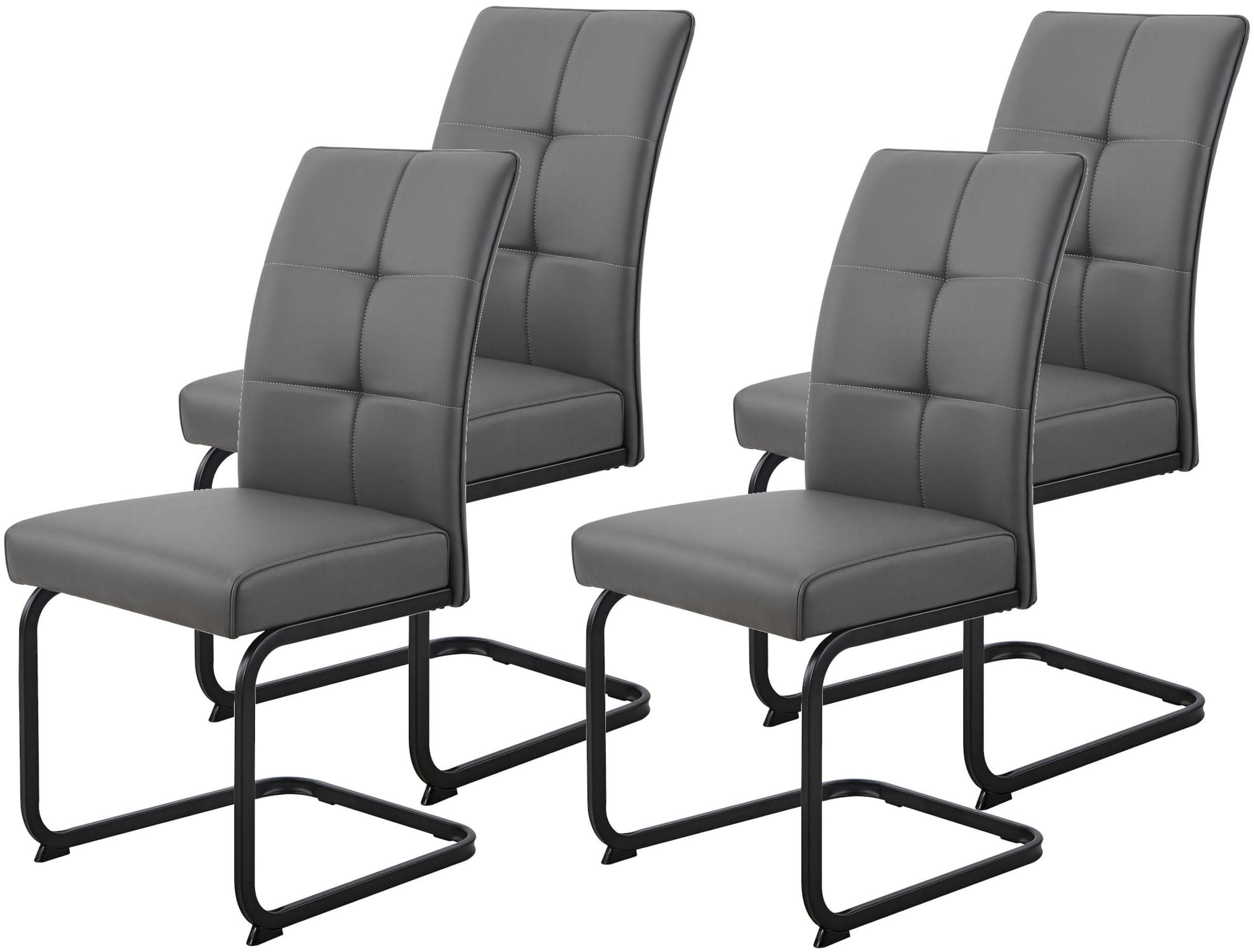 Freischwinger HELA MALTA Grau Schwarz