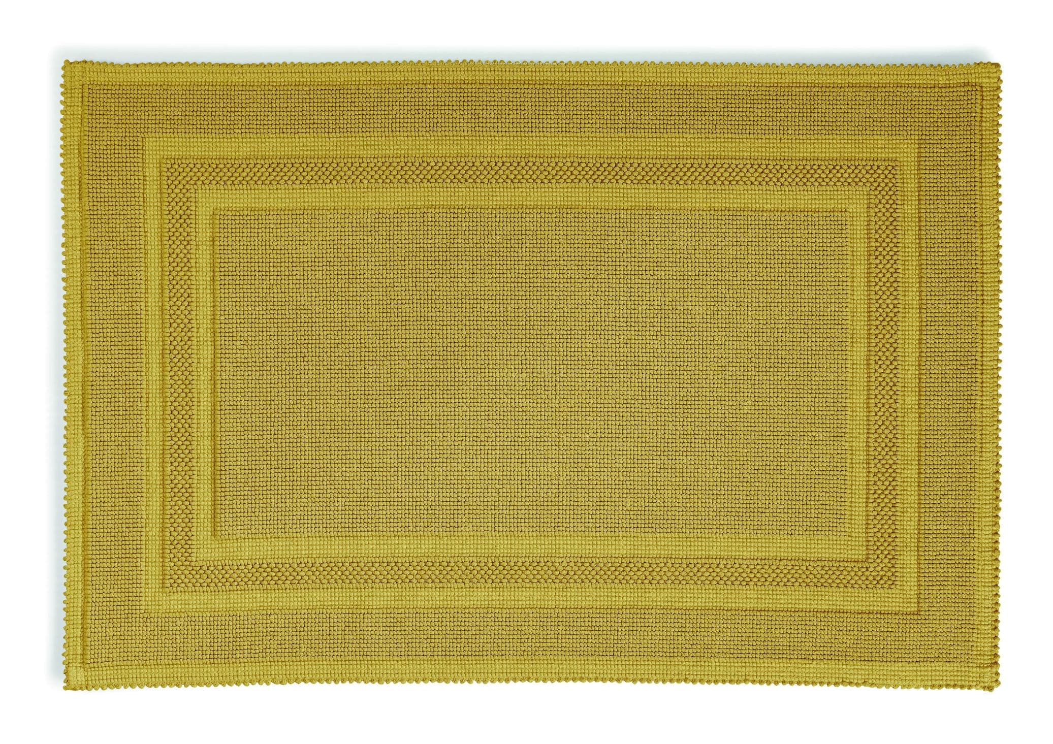 Badematte RHOMTUFT GALA Gold 100% Baumwolle