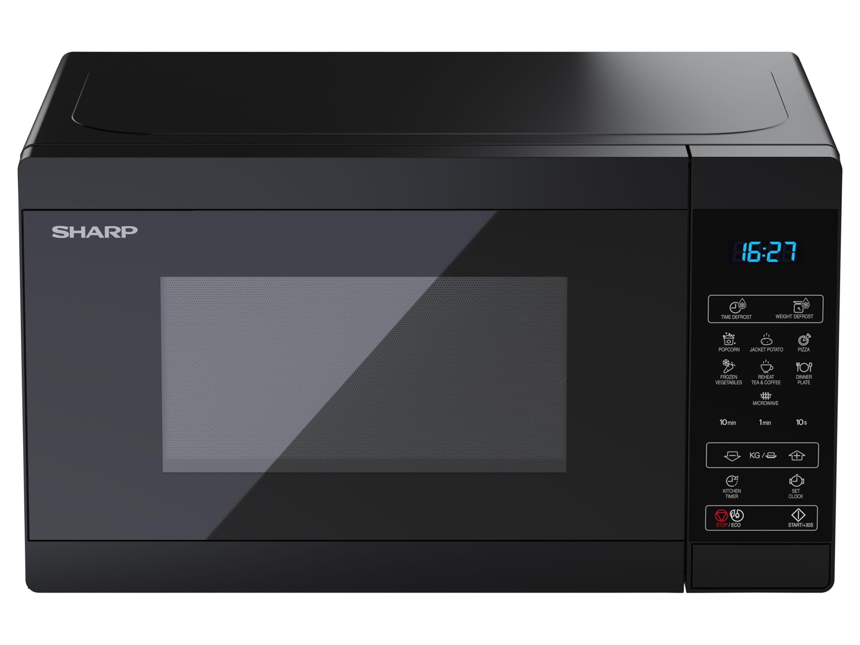 Sharp Mikrowelle YC-MS02E-B Schwarz 800W