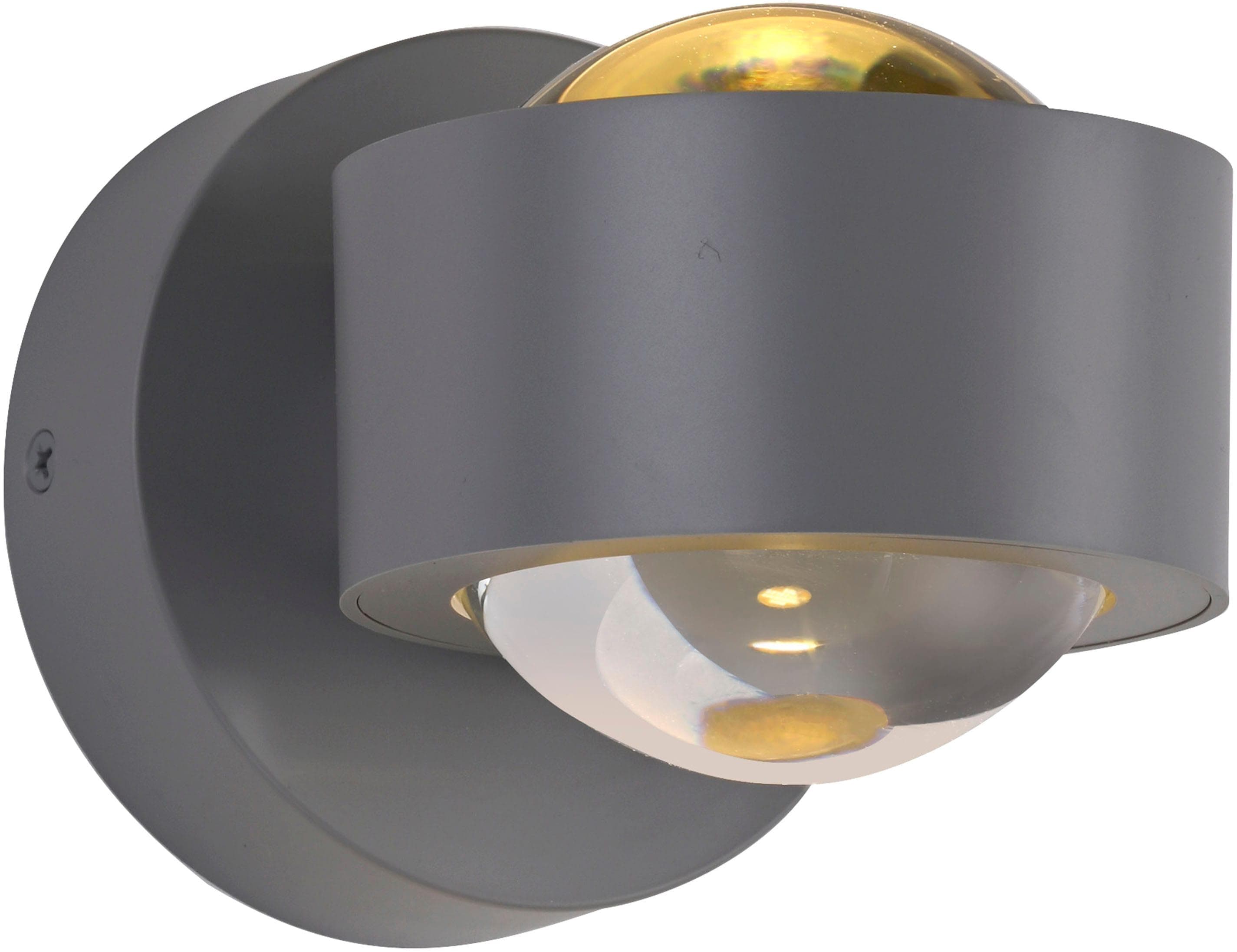 JUST LIGHT LED Wandleuchte AKKU-CHIA Silber Dimmbar