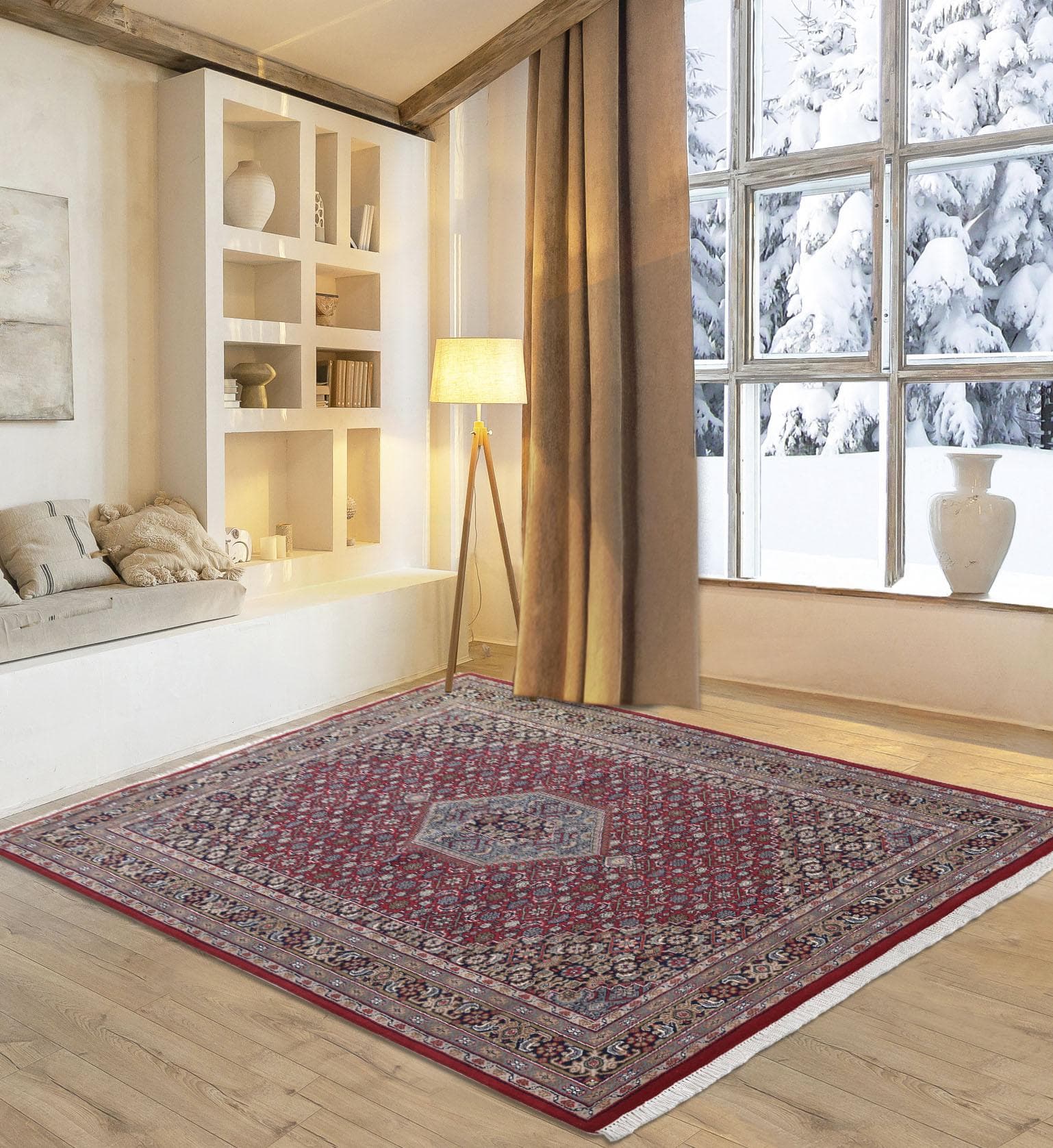OTTO HOME Orientteppich BB Oriental Rot Handgeknüpft Schurwolle