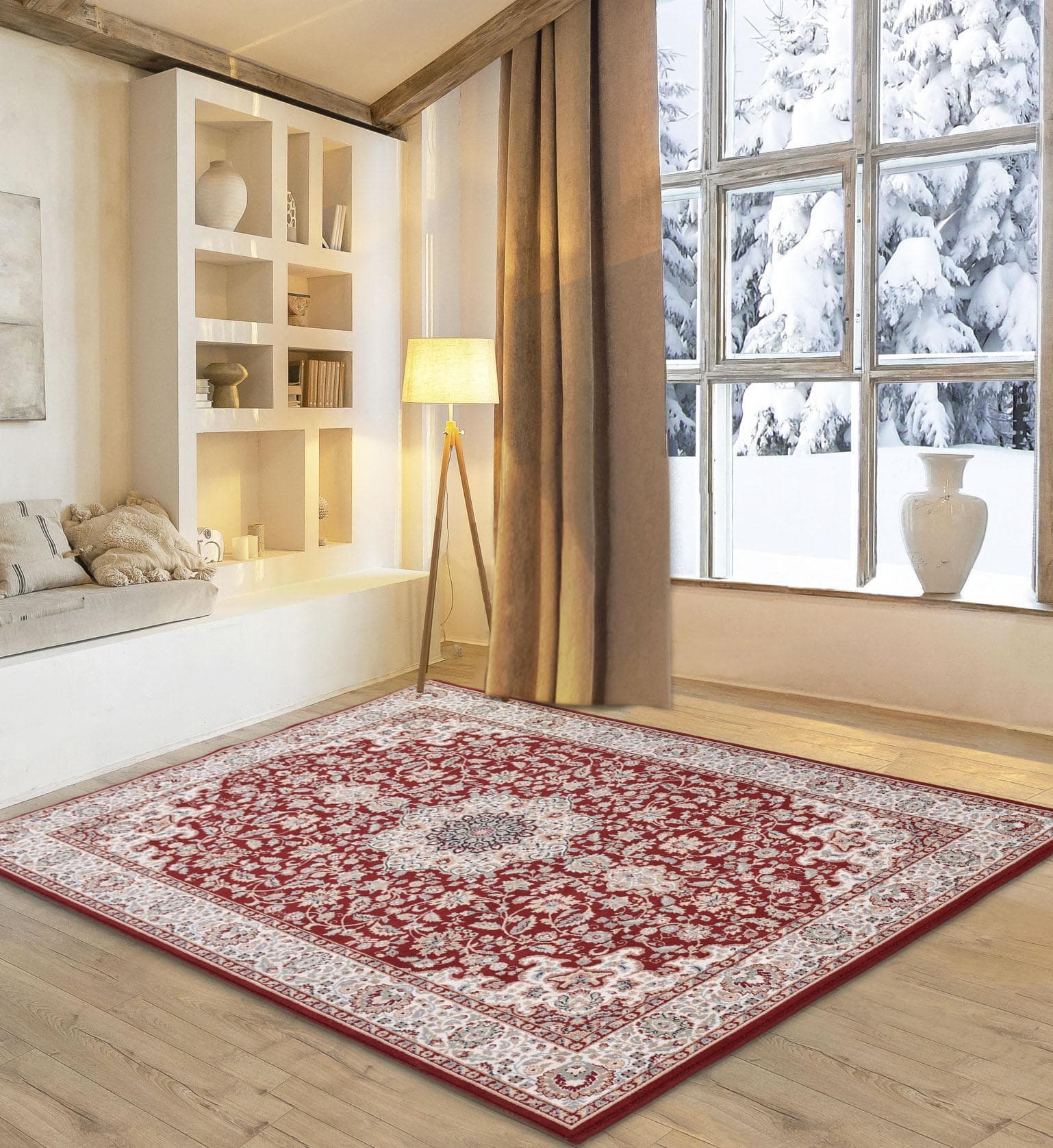 Wollteppich OTTO HOME Oriental D1 Rot
