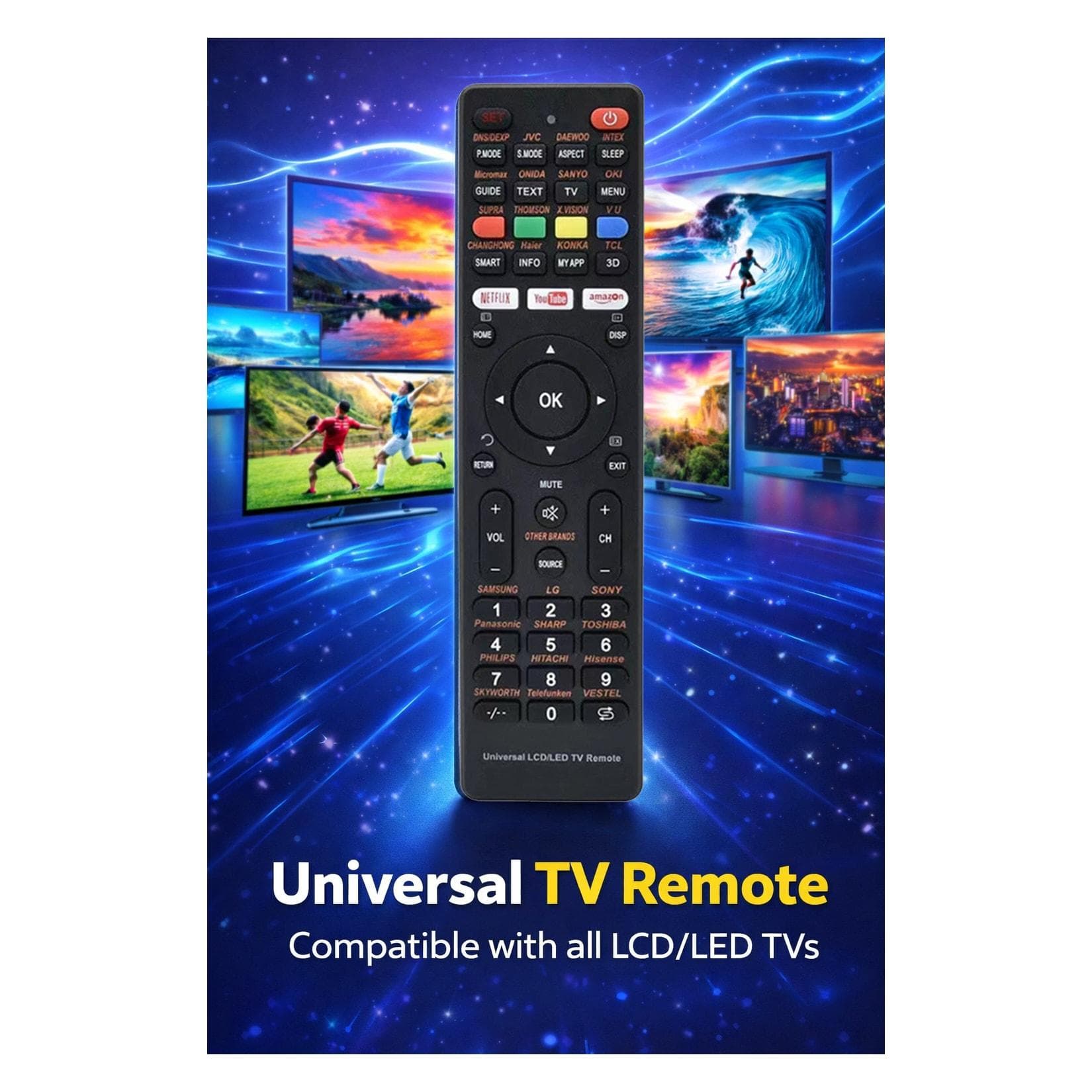 JTC-24 IR-1130 Universelle TV-Fernbedienung Infrarot