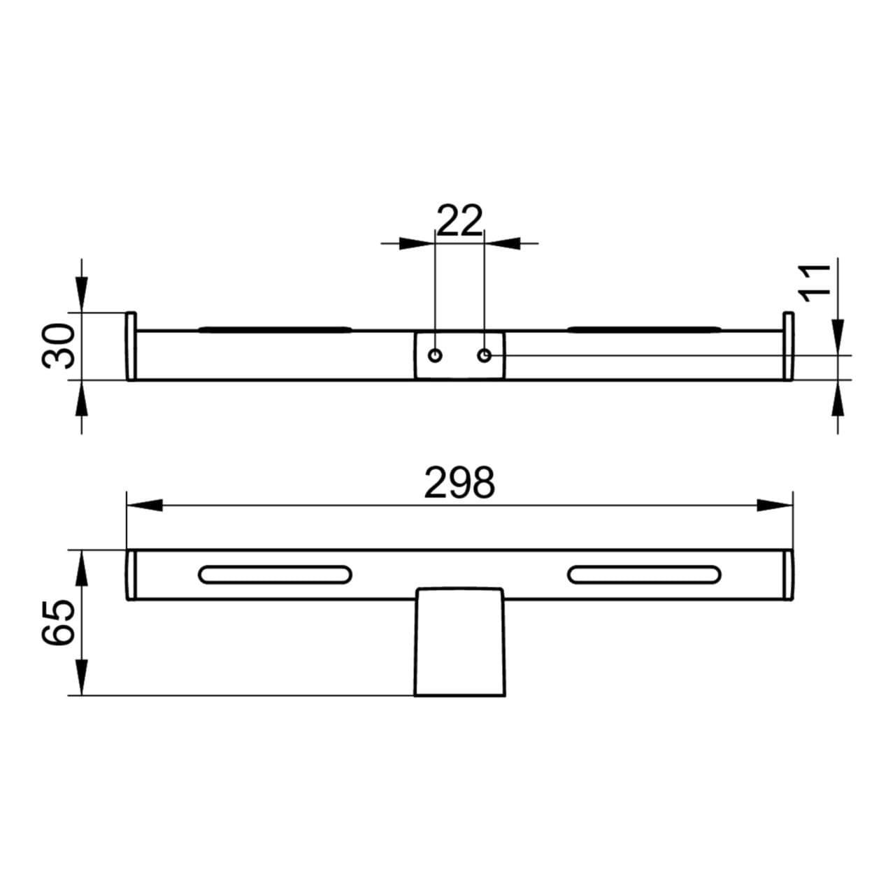 Keuco Plan Verchromter Doppel-Toilettenpapierhalter mit Rollenbremse