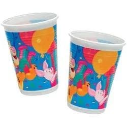 Procos Winnie Puuh Becher Kunststoff 200ml 10 Stück