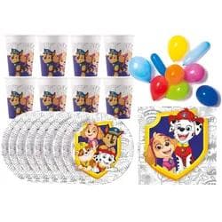 Paw Patrol Kindergeburtstags-Set 46-teilig Kompostierbar