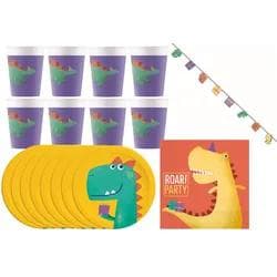 Dinosaurier Kindergeburtstags-Set 37-teilig