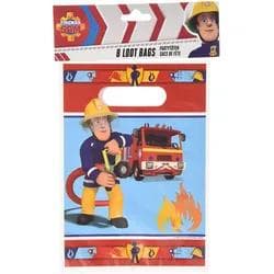 Amscan Feuerwehrmann Sam Geschenktüten 8 Stück