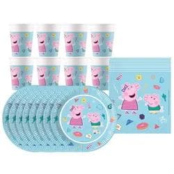 Peppa Wutz Kindergeburtstags-Set 36-teilig Kompostierbar