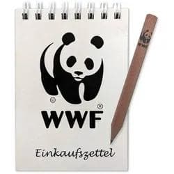 WWF Schreibblock & Bleistift