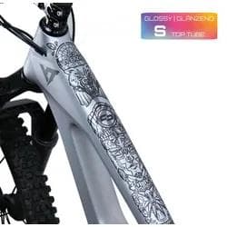 Unleazhed Rahmenschutzfolie Oberrohr S Tatanka Black Glossy