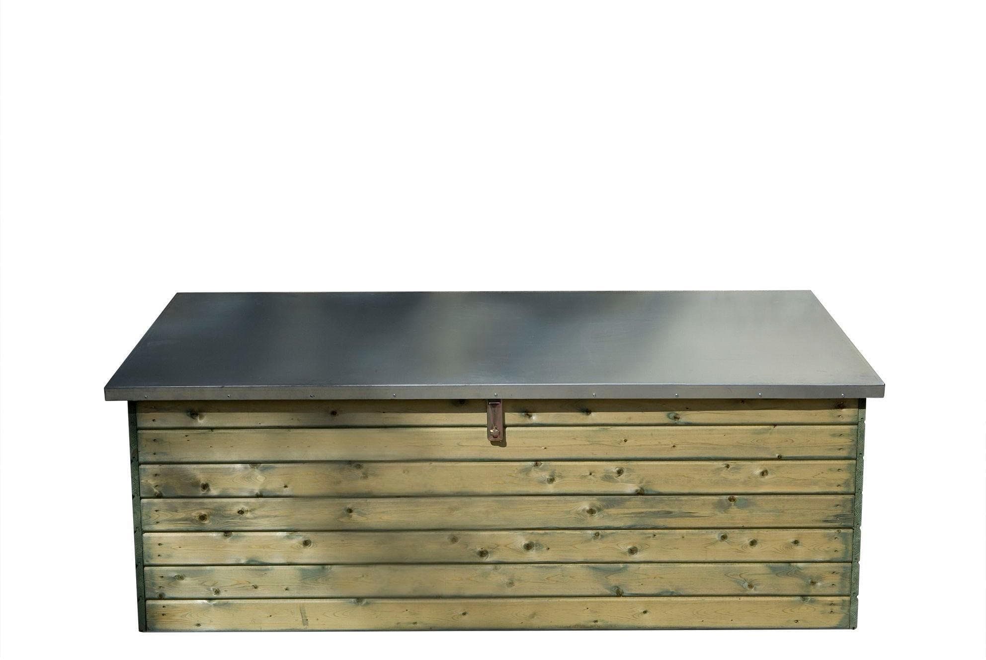 WEKA Garten-/Terrassentruhe Grün Massivholz 19 mm Wände