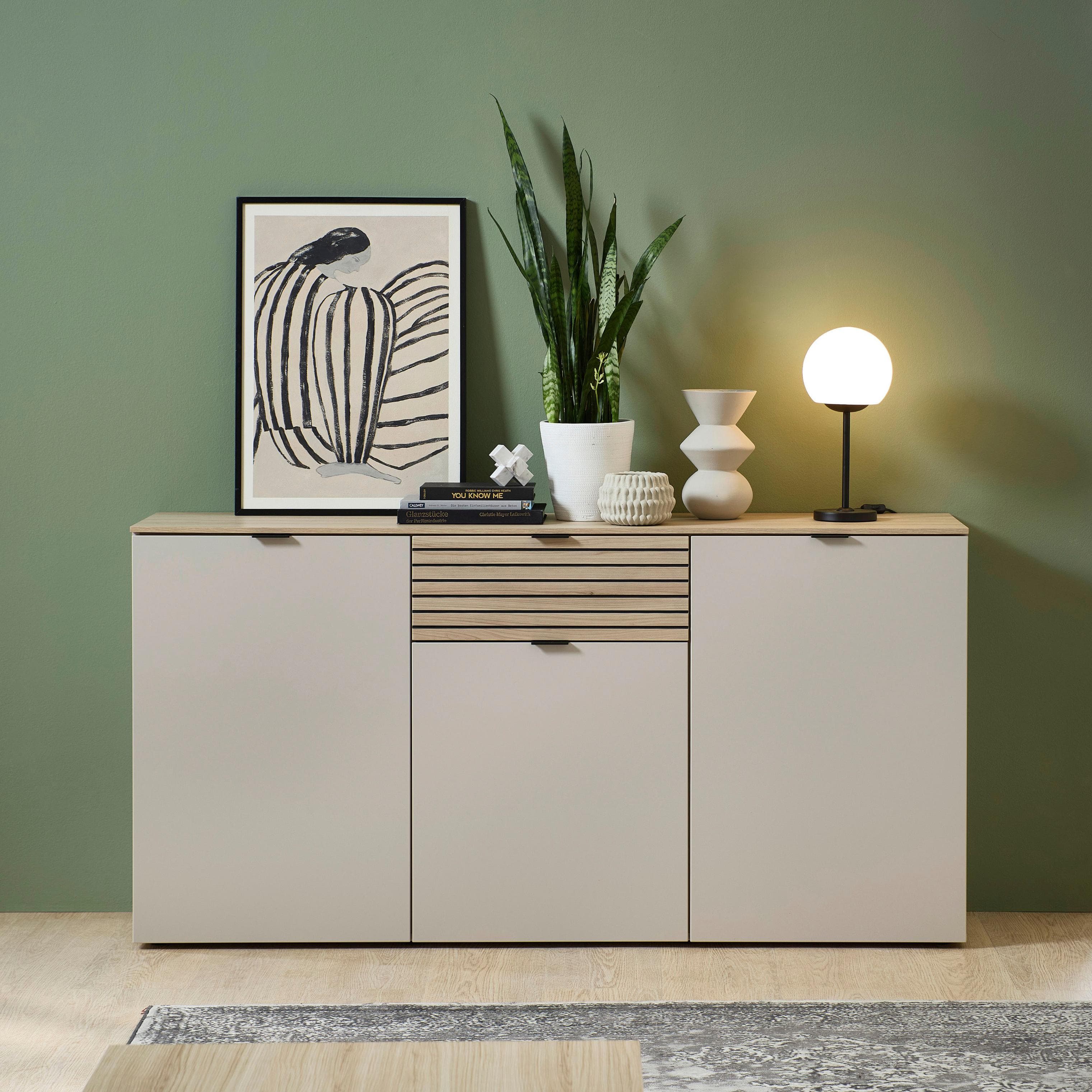 Innostyle INA Sideboard 180x90x45 cm Cashmere Riva Eiche