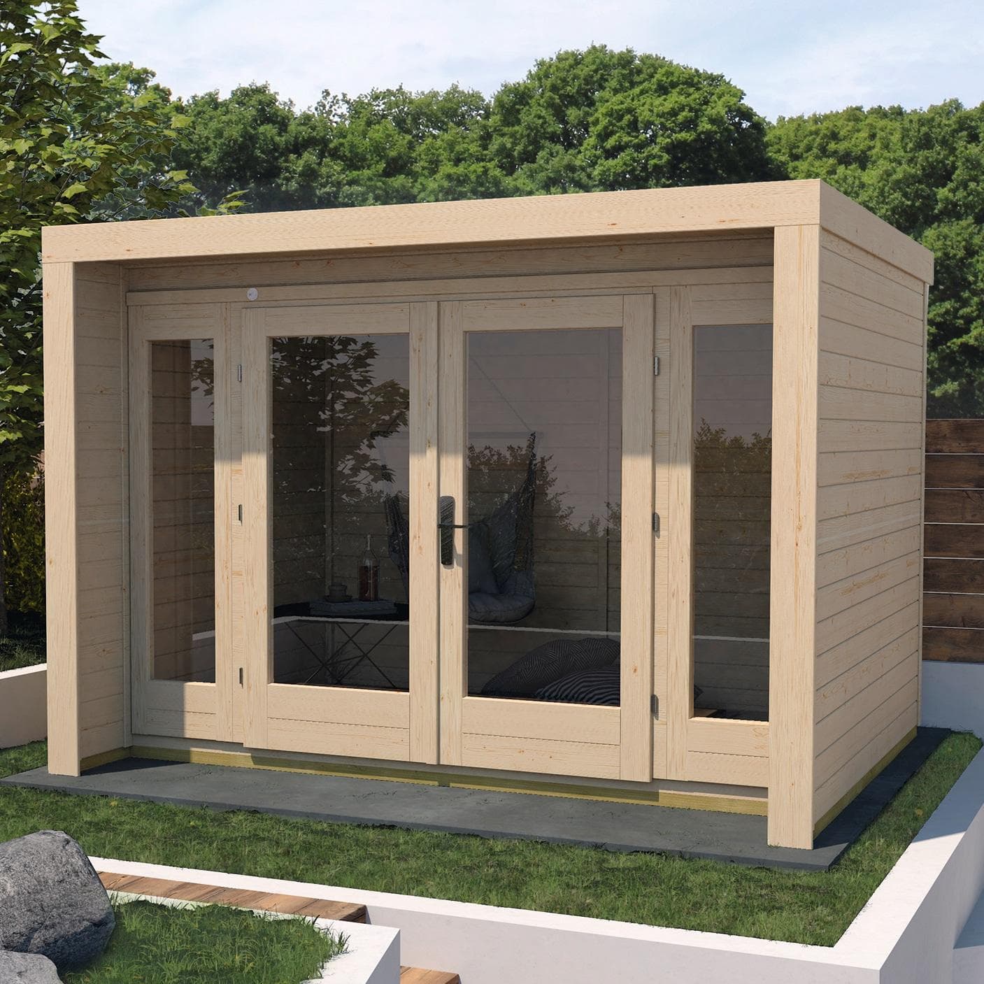 Gartenhaus WEKA "263 Gr.2" Massivholz Naturbelassen