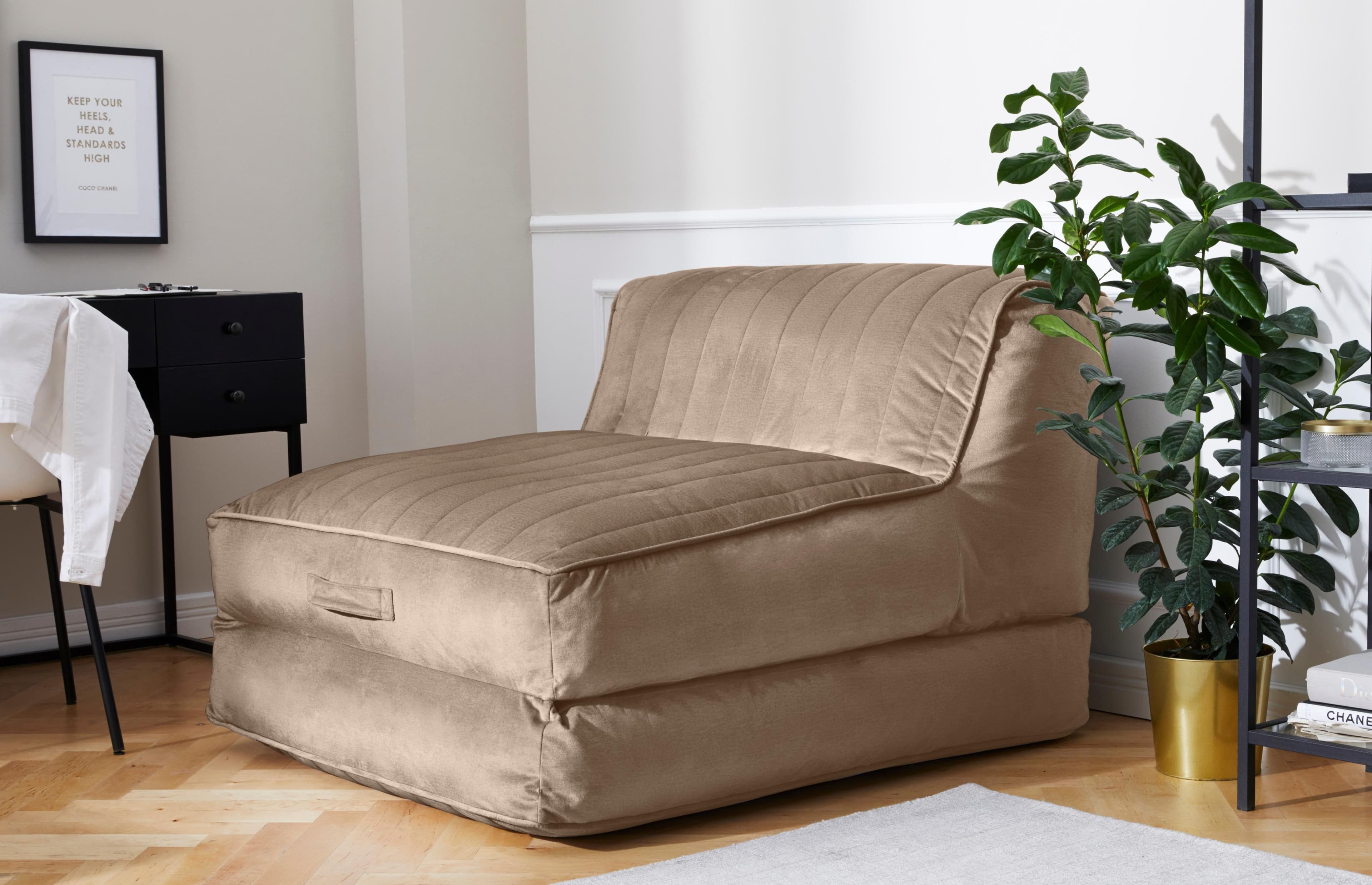Relaxsessel HOME AFFAIRE Polly Braun mit Schlaffunktion