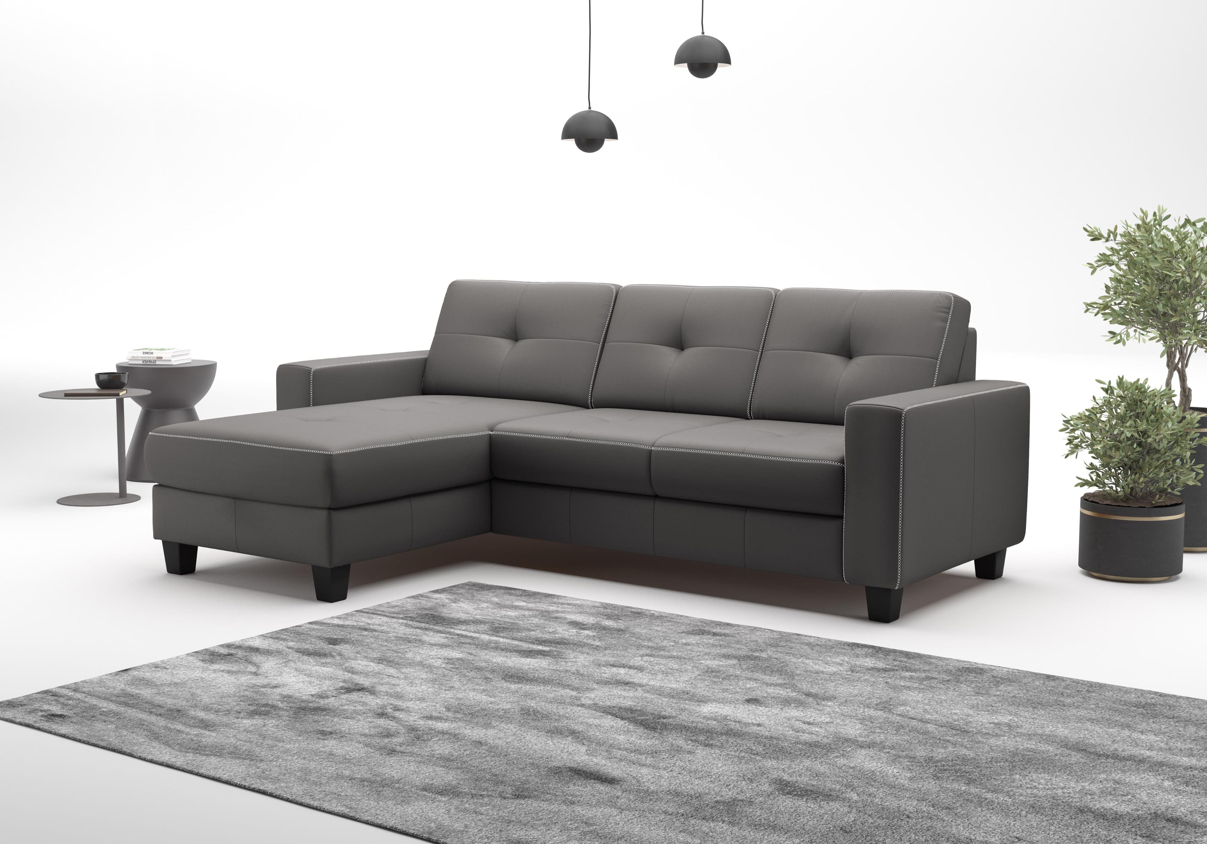 Ecksofa Varese Braun Home Affaire
