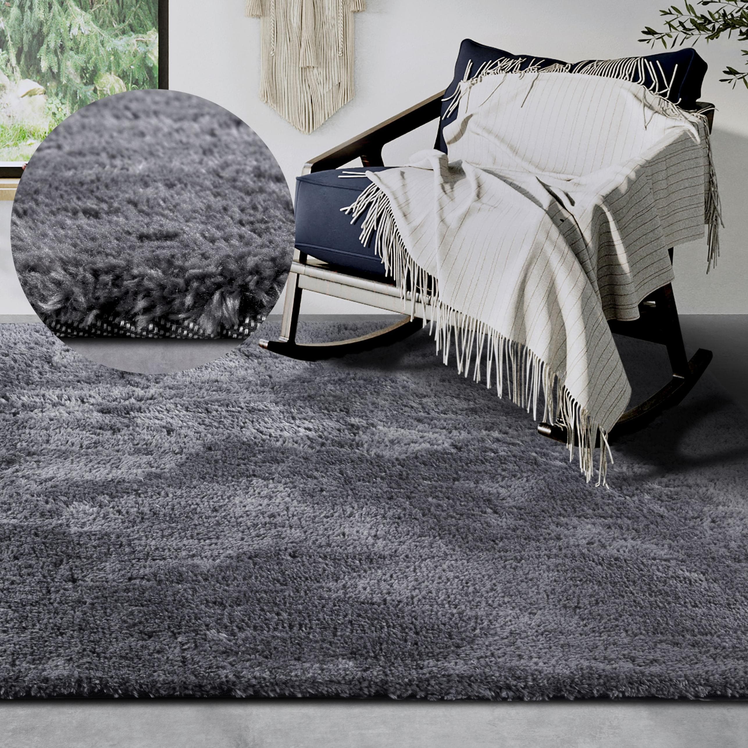 HANSE Home Hochflor-Teppich Olaf: Flauschig, Weicher Shaggy Teppich