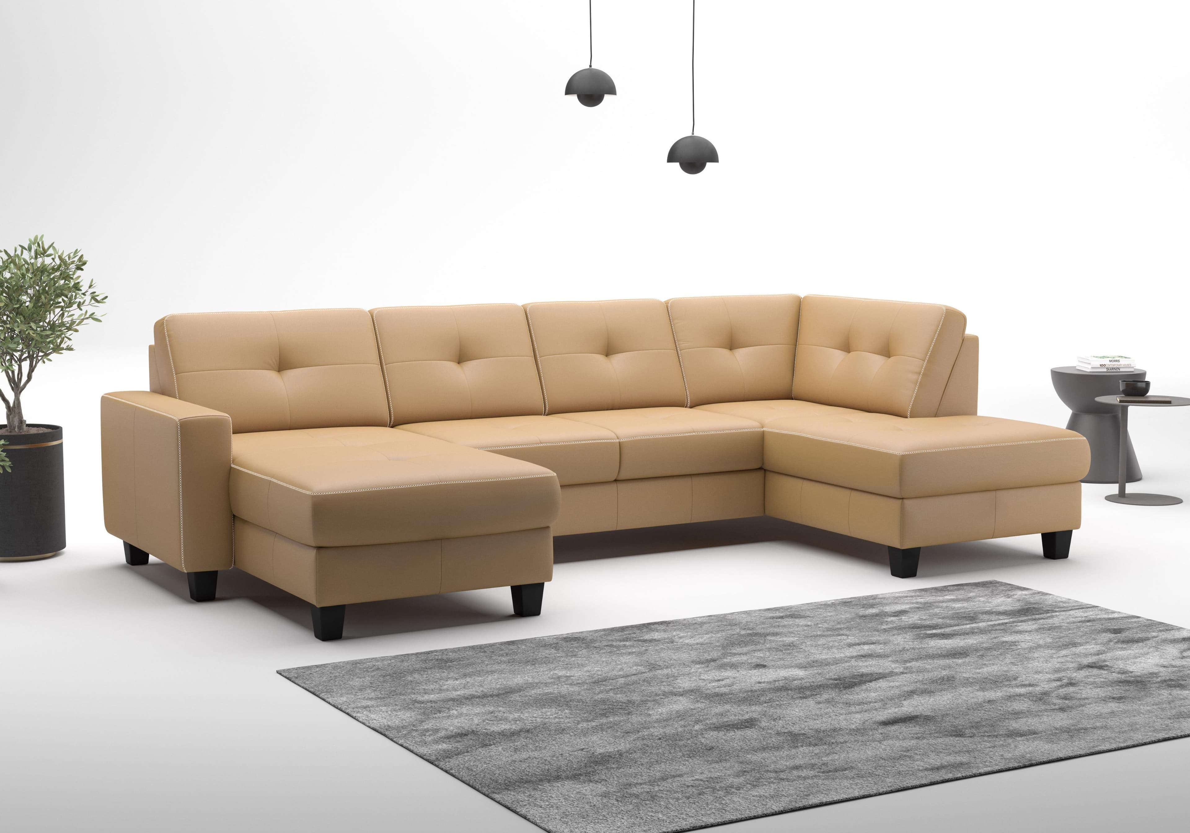 HOME AFFAIRE Wohnlandschaft Varese Cappuccino