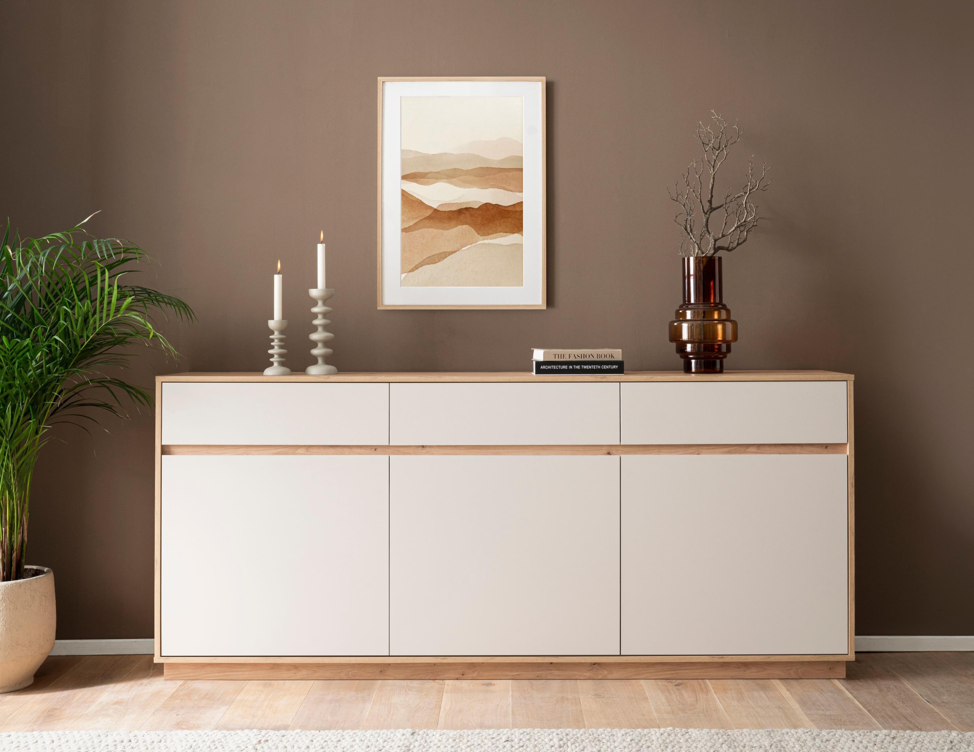 Sideboard HOME AFFAIRE Sonora Eiche Artisan 202 cm