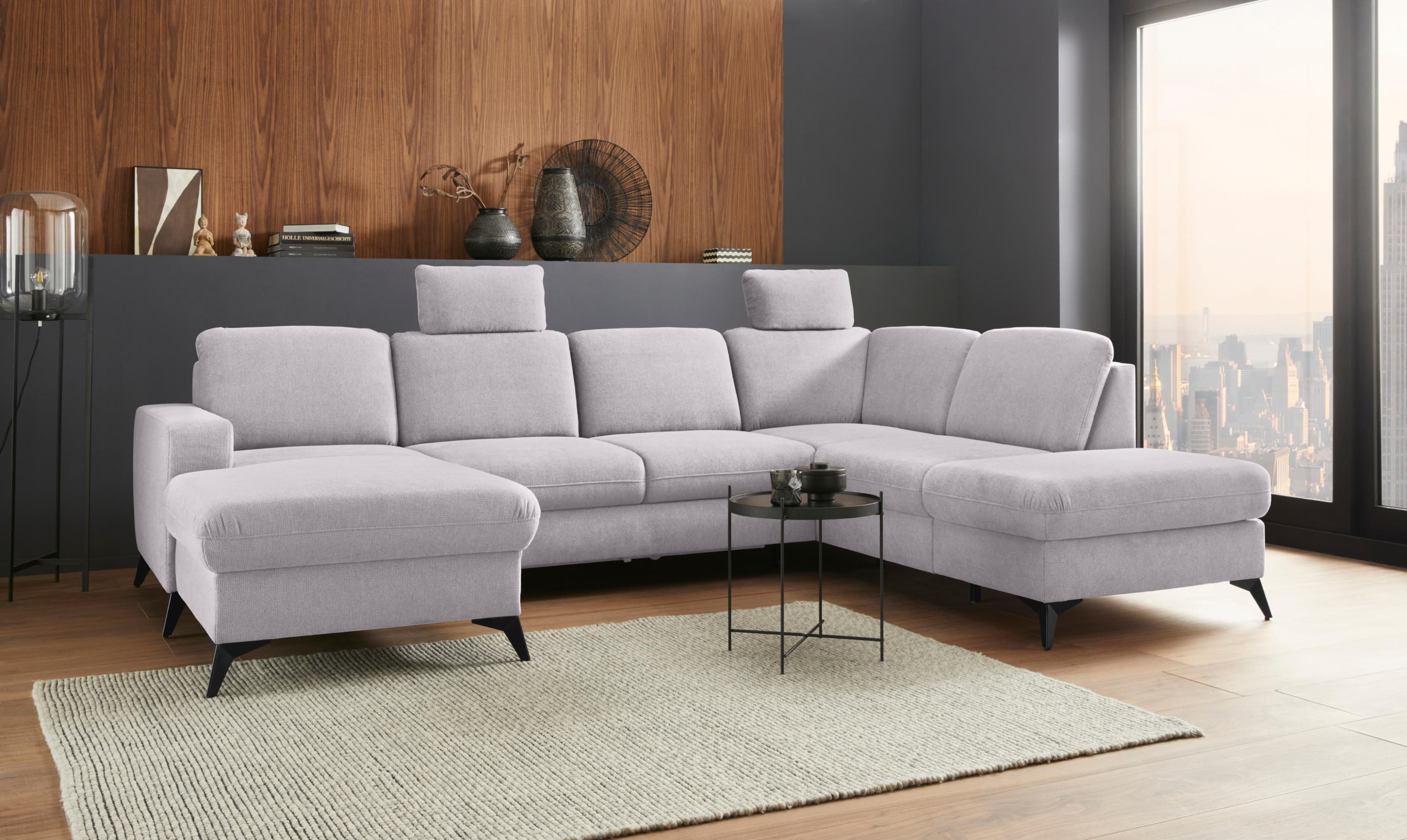 Wohnlandschaft Silber im Landhausstil