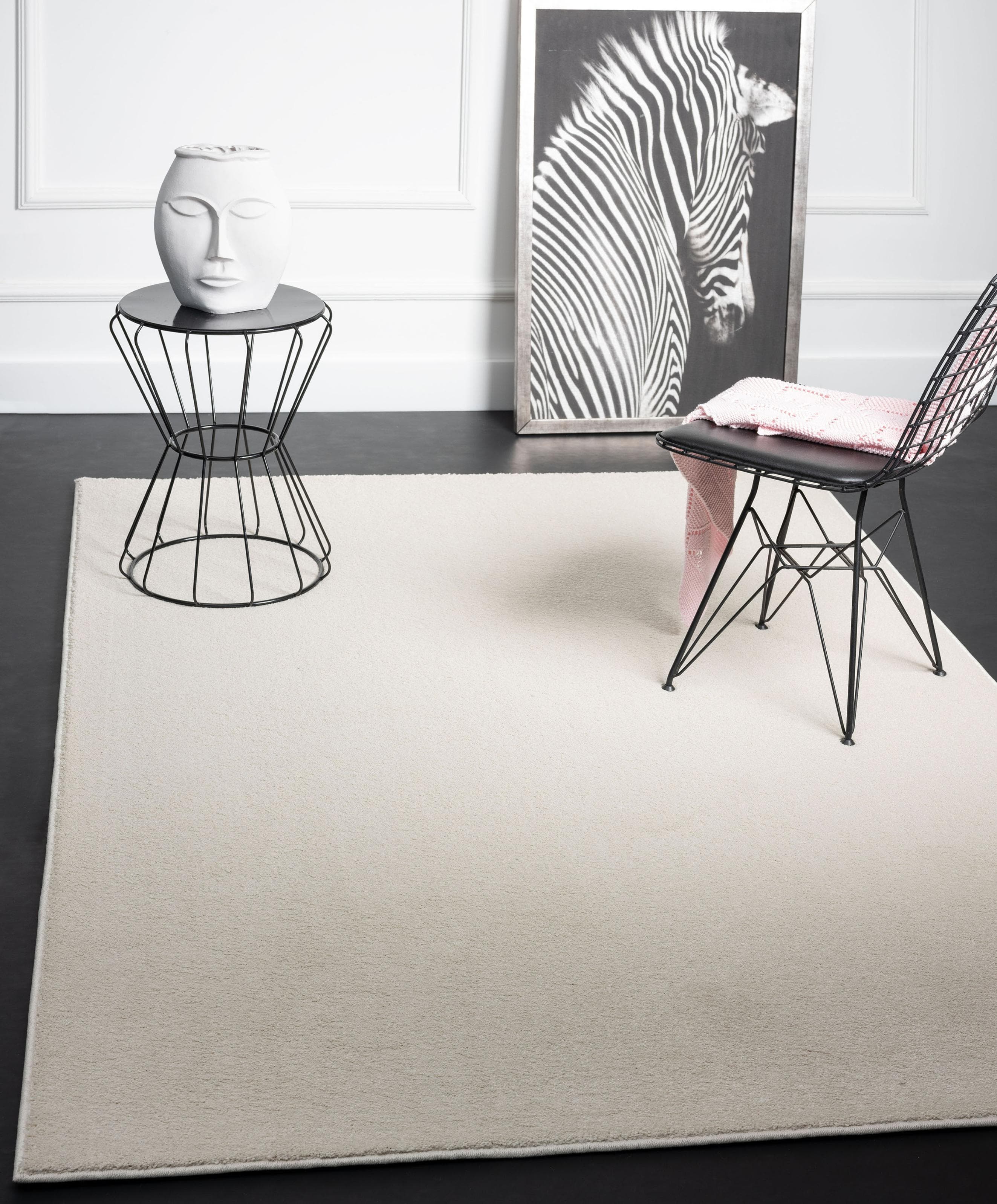 MERINOS Montana Teppich Beige Creme Kurzflor Besonders Weich