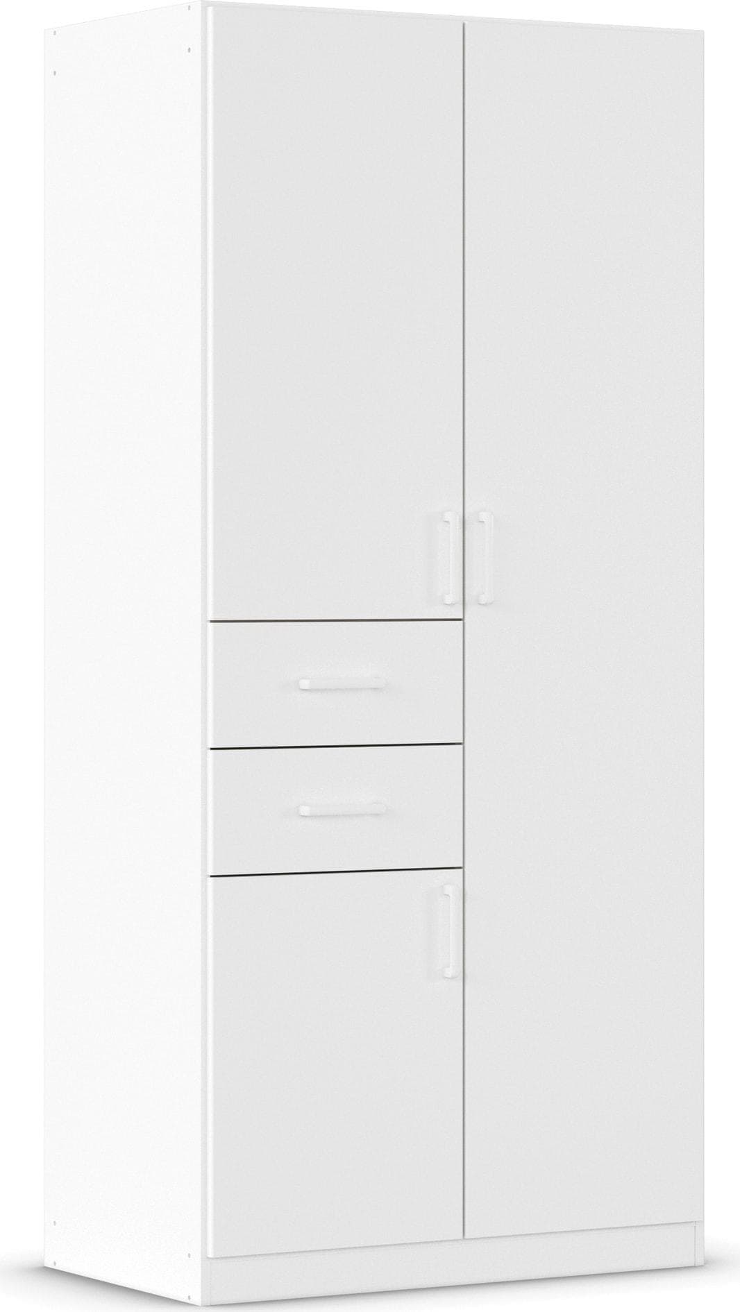 Rauch MAIKA Kleiderschrank Alpinweiß mit Schubladen