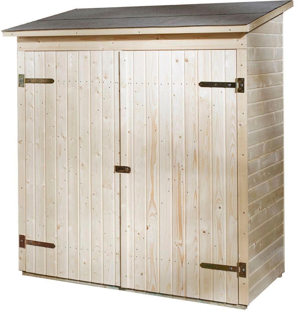 WEKA Terrassenschrank 361 Gr.2 Beige Massivholz Flachdach
