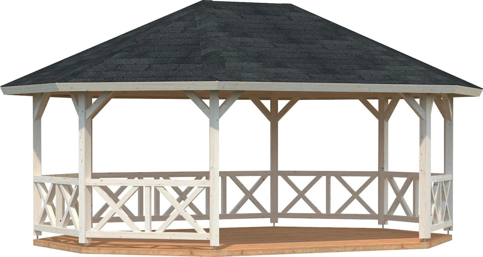 Palmako Garten Pavillon Betty 25 m² Massivholz