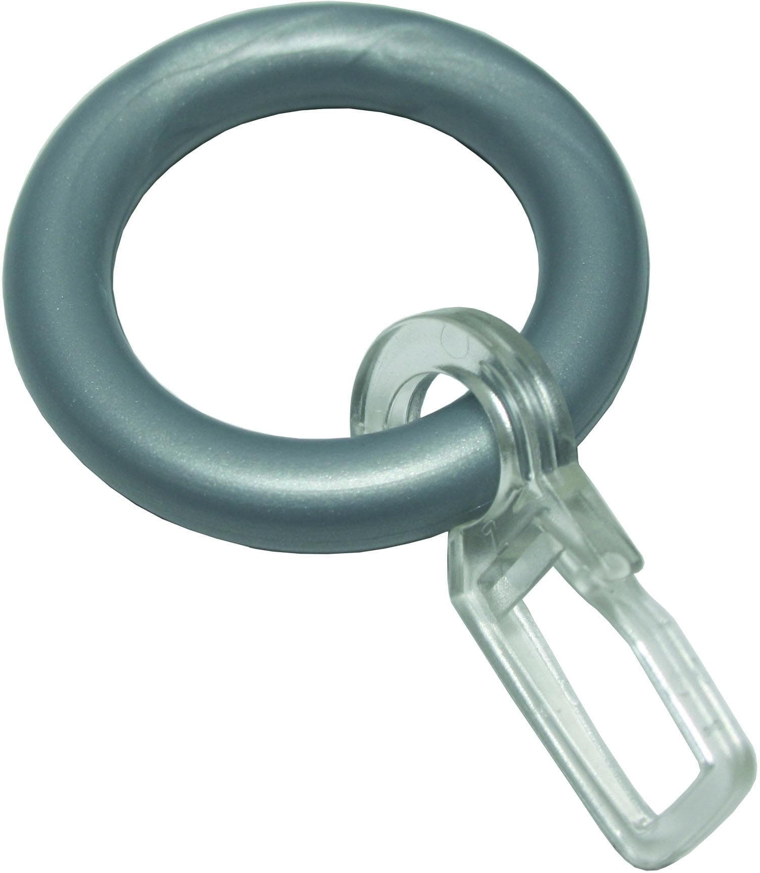 Gardinia Gardinenring Silber mit Faltenlegehaken 10 Stk.