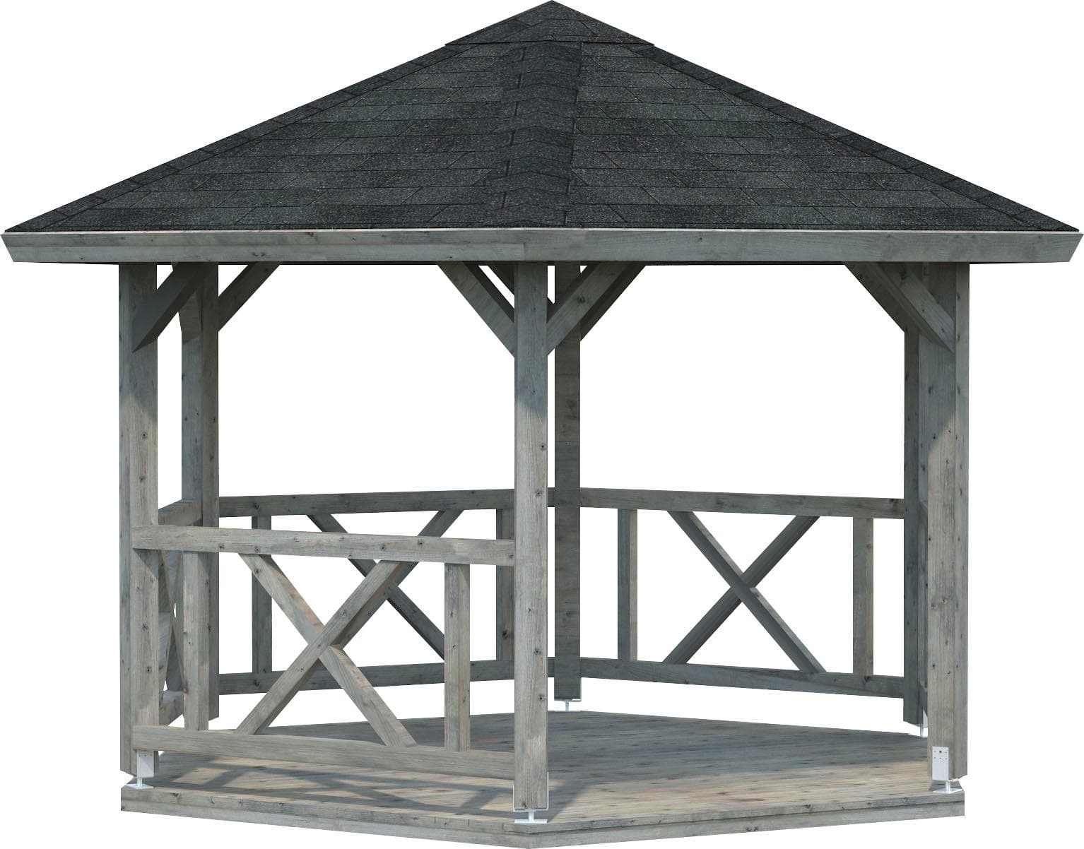 Palmako Garten Pavillon Betty Massivholz