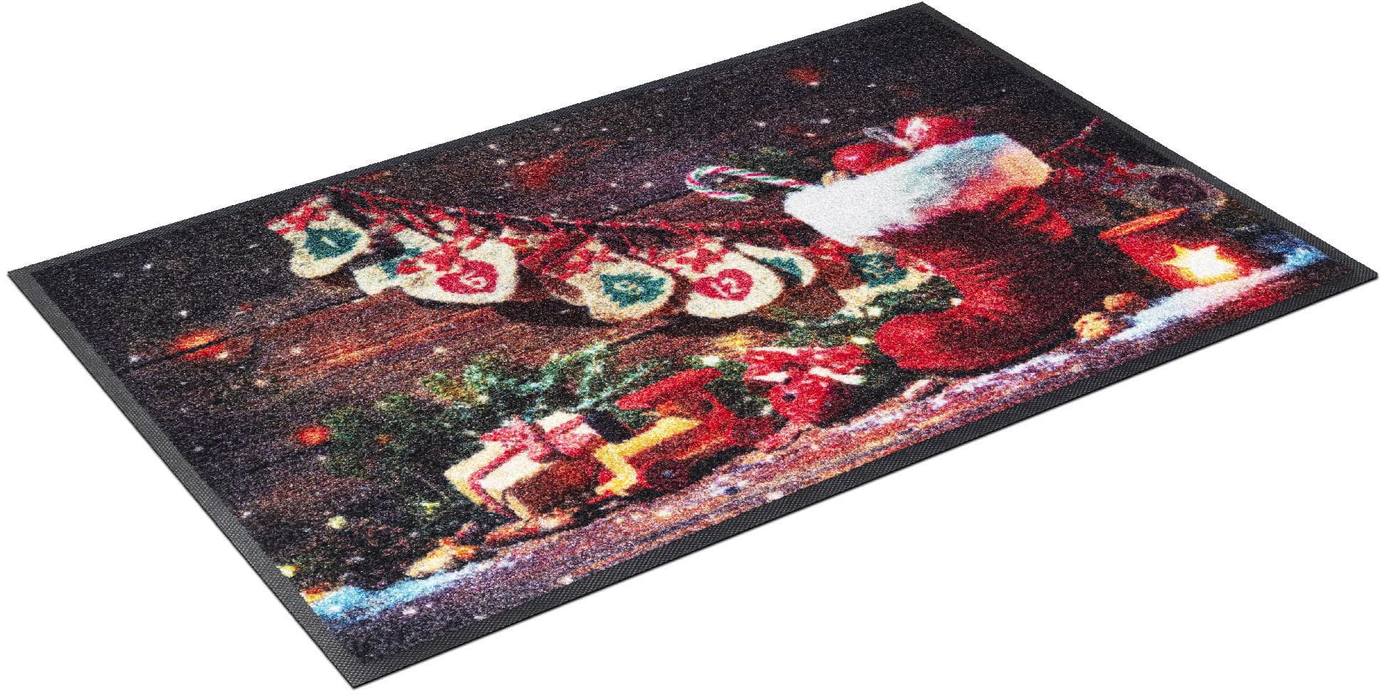 KLEEN-TEX Fußmatte Advent Season Bunt Polyamid