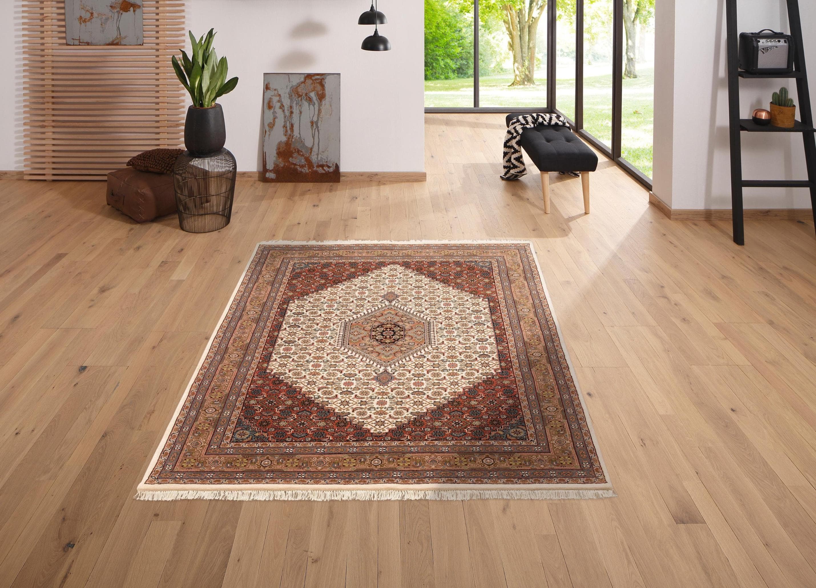 My Home Orientteppich Fares: Handgeknüpft, Wolle, Herati Design