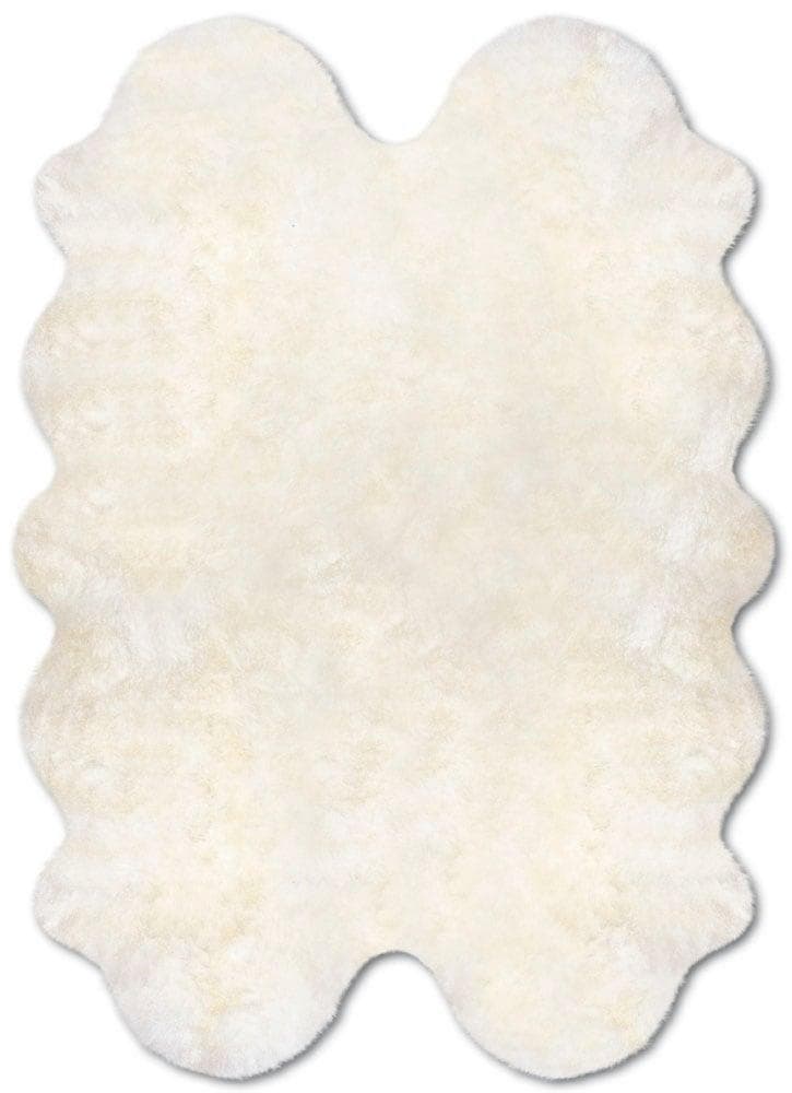 Heitmann Felle Lammfell 190 Fellteppich Naturweiß