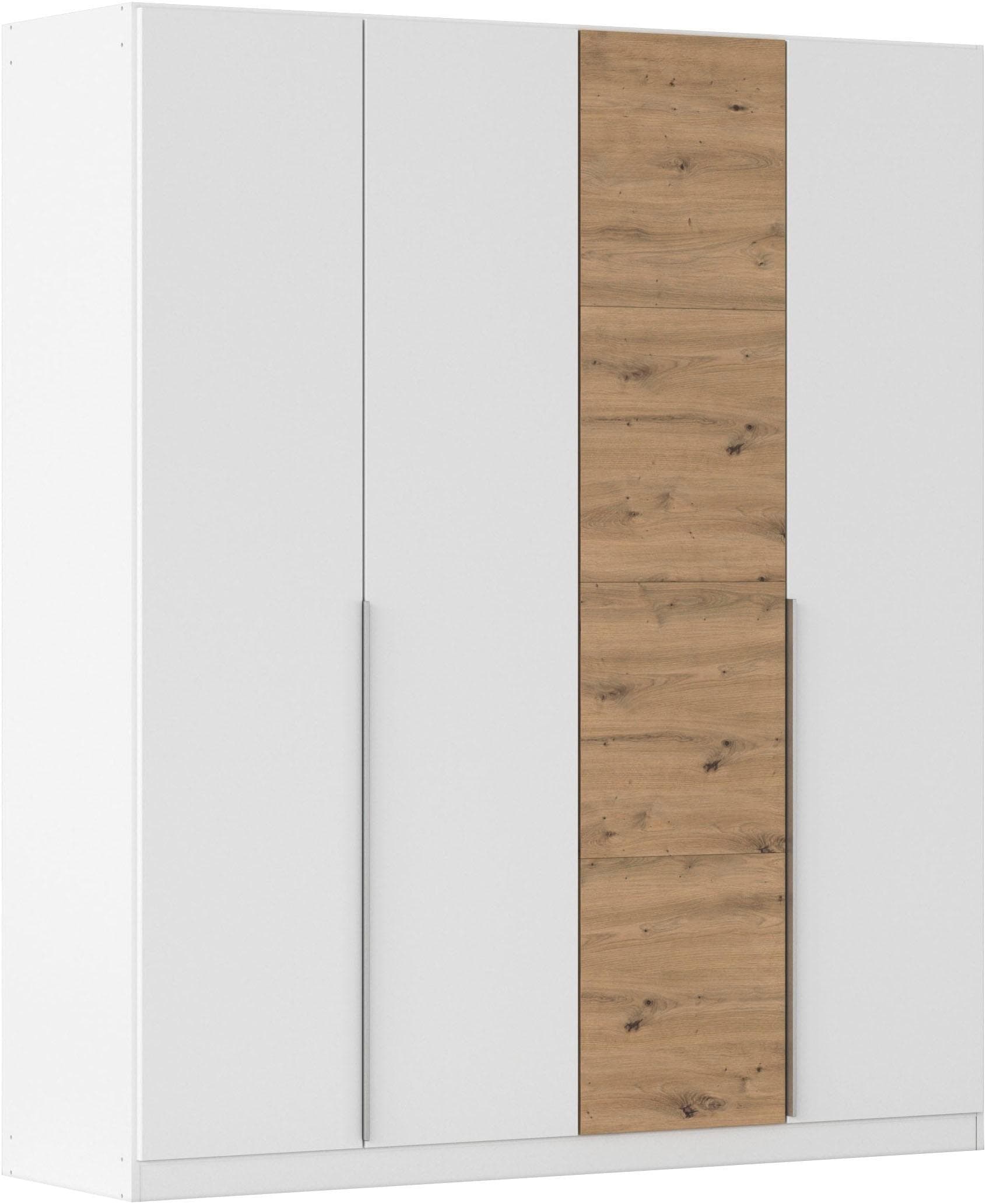 Rauch Kleiderschrank Bellezza Weiß Eiche Artisan mit Schubkasteneinsatz