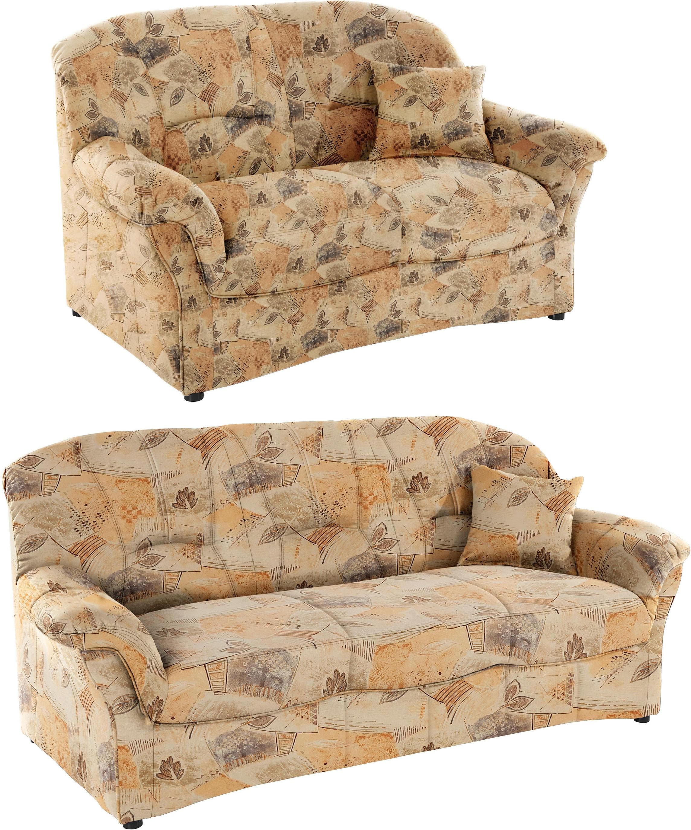 Luxuriöse Polstergarnitur - 3- & 2-Sitzer Set