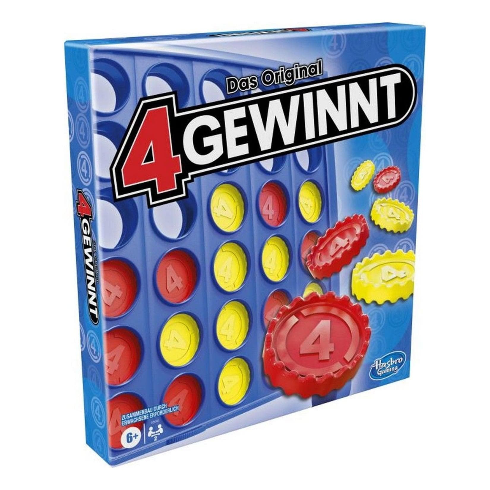 Hasbro Gaming 4 Gewinnt Strategiespiel Rasterwand Ab 6 Jahren