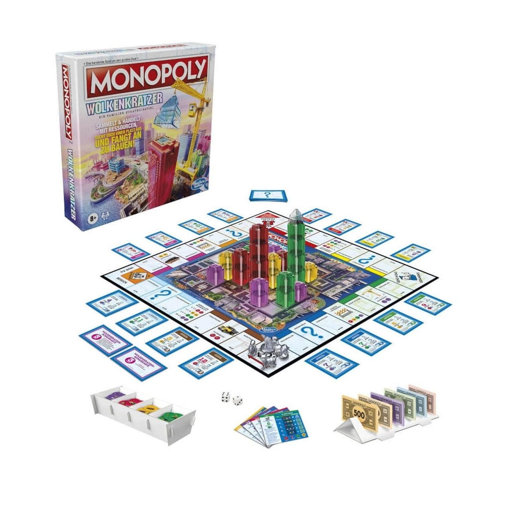 Hasbro Gaming Monopoly Builder Strategiespiel mit innovativen Spielmechaniken