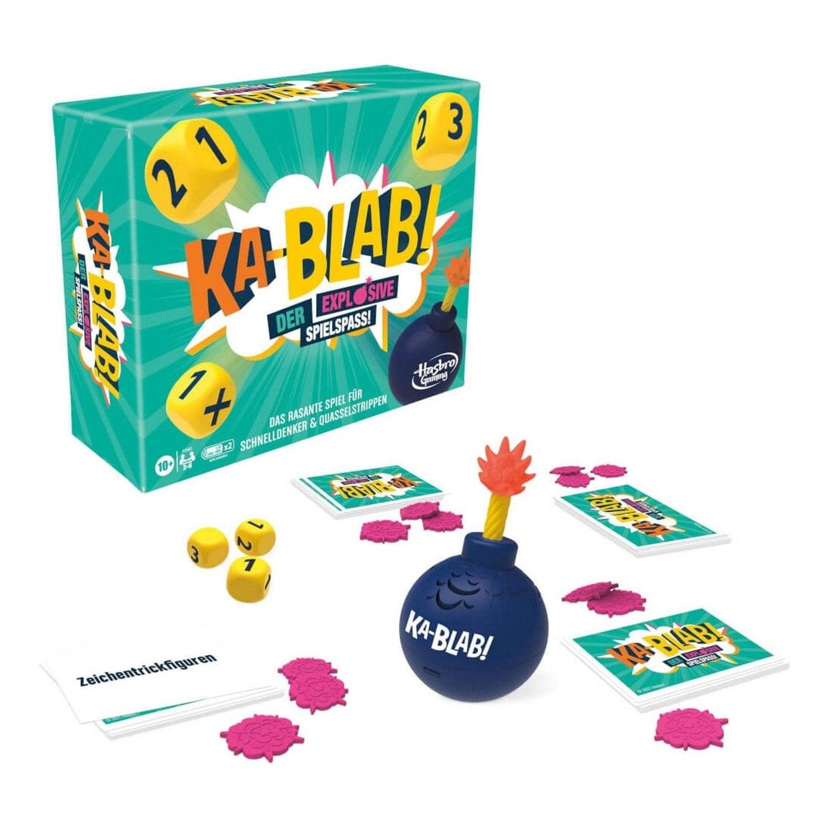 Hasbro Ka-Blab! Gesellschaftsspiel mit elektronischem Timer