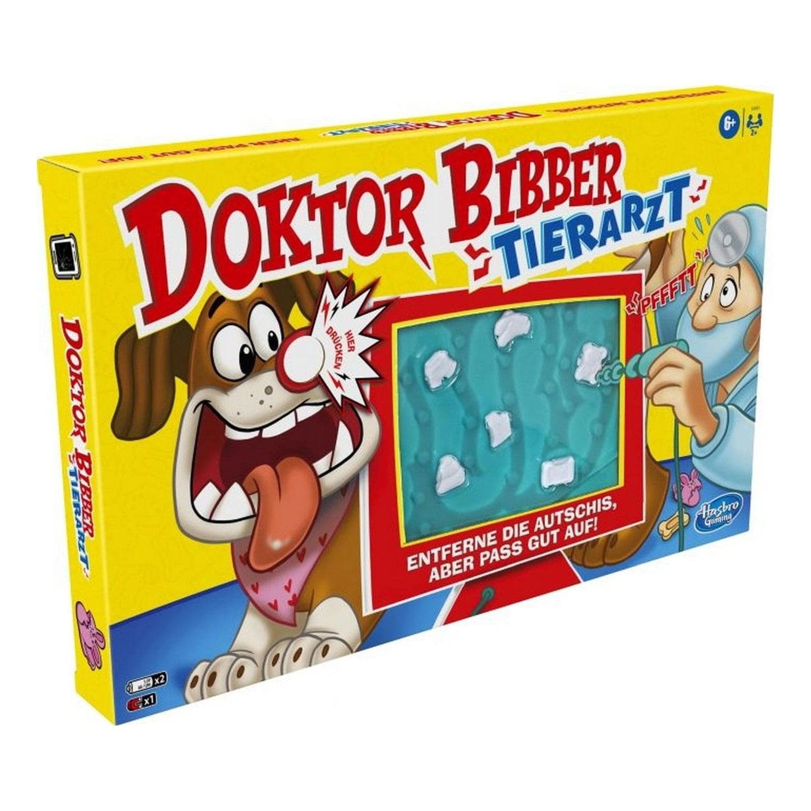 Hasbro Gaming Doktor Bibber Tierarzt Geschicklichkeitsspiel