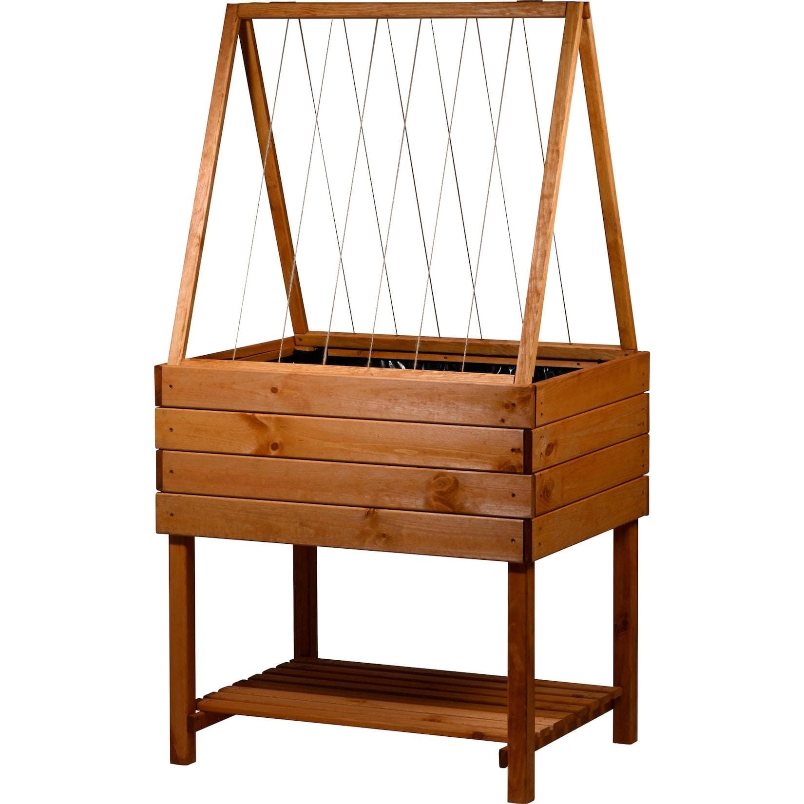 Dobar Hochbeet Kubus 2.0 Inkl. Rankhilfen-Aufsatz