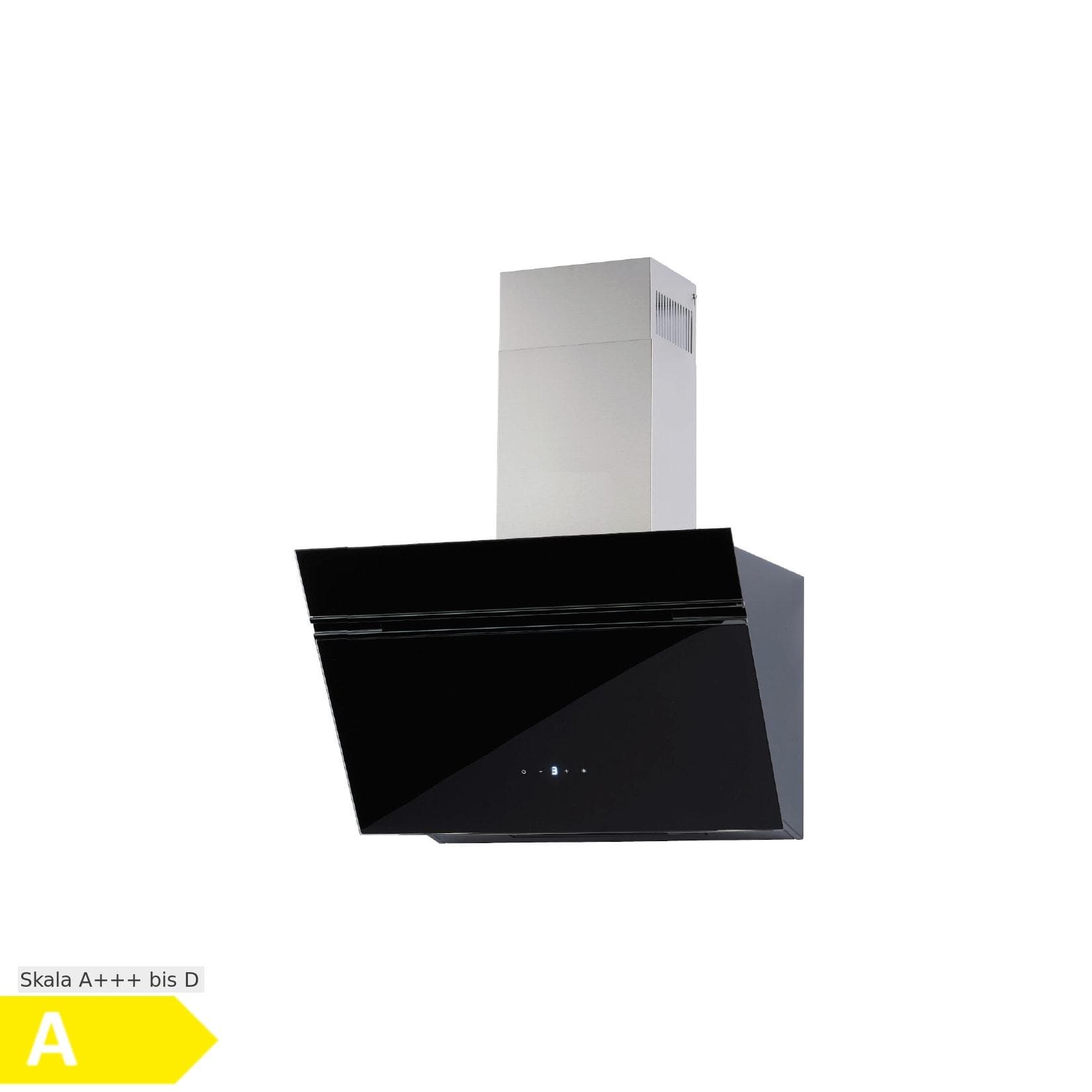 Wolkenstein Kopffreihaube W S5-60 ABTZ 60 cm Schwarz Dunstabzugshaube