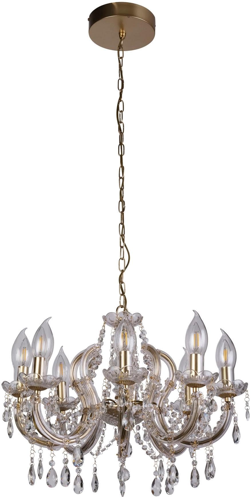 SEARCHLIGHT Außenleuchte Utah 8-flammig Gold