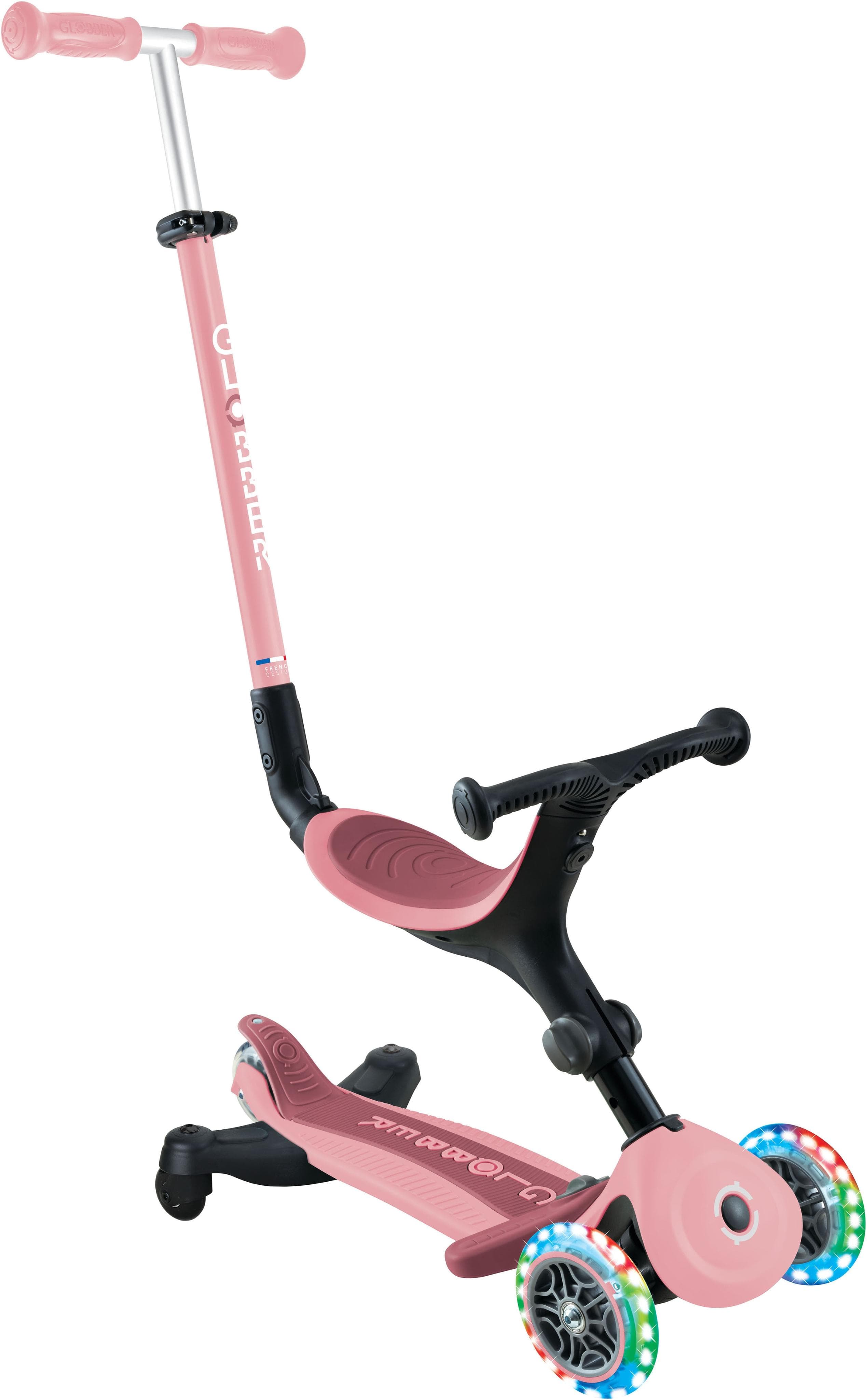 GLOBBER GO-UP ACTIVE LIGHTS 360 Tretroller 3-in-1 Aufsitzrad